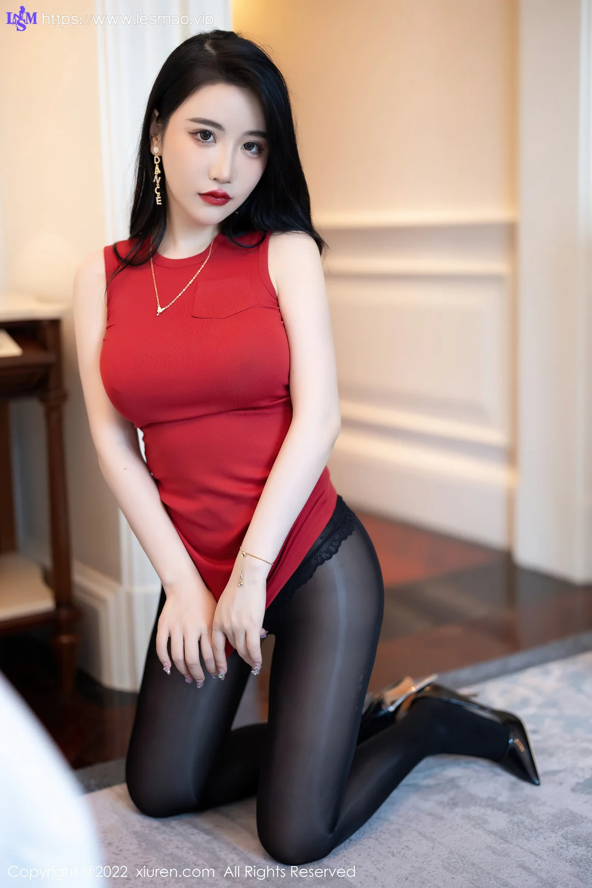 XiuRen 秀人 No.5151 收身连衣裙 Cherry绯月樱 厦门旅拍33 - 39