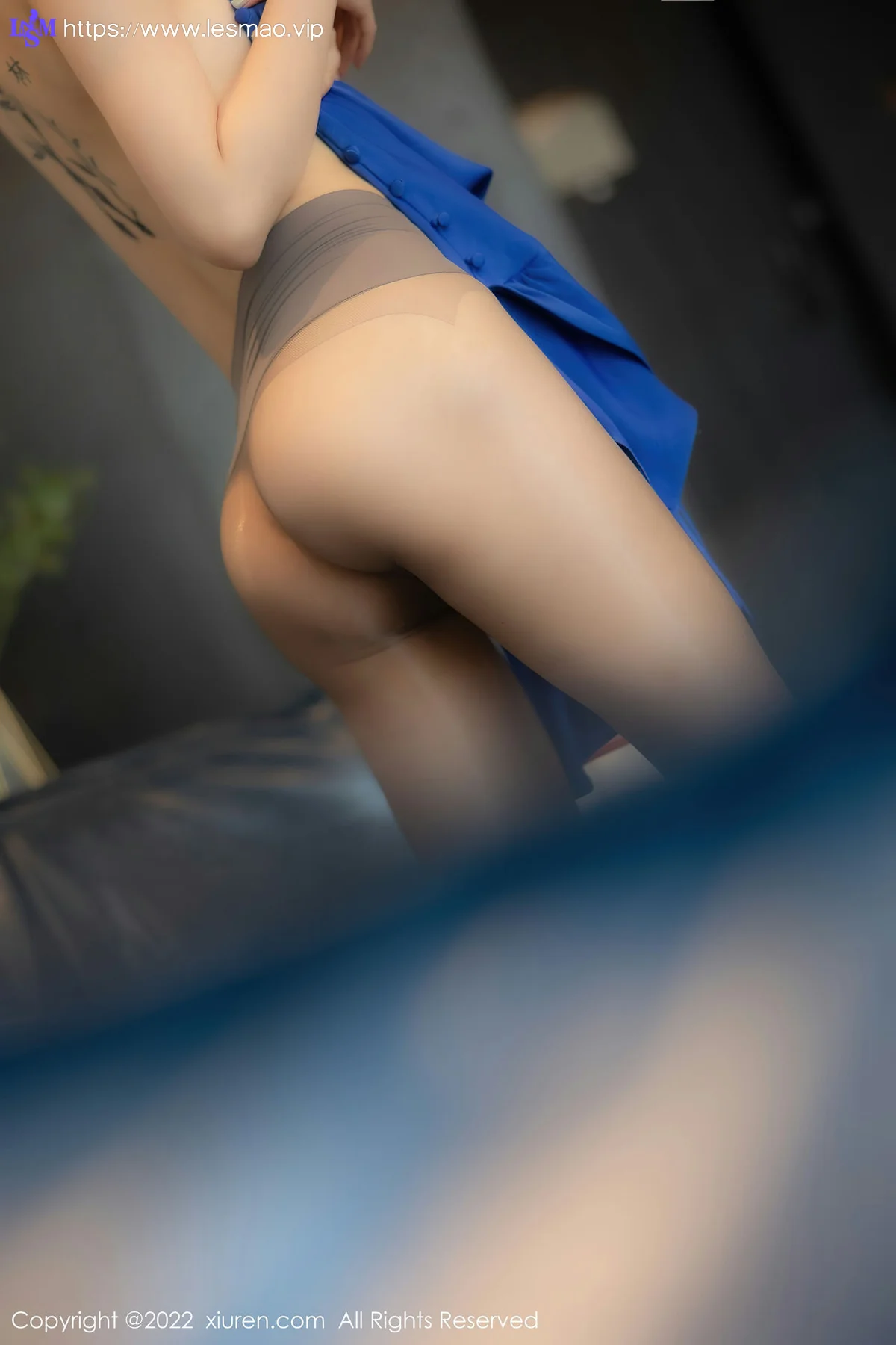 XiuRen 秀人 No.5165 奶瓶. 蓝色吊带裙性感写真11 - 49