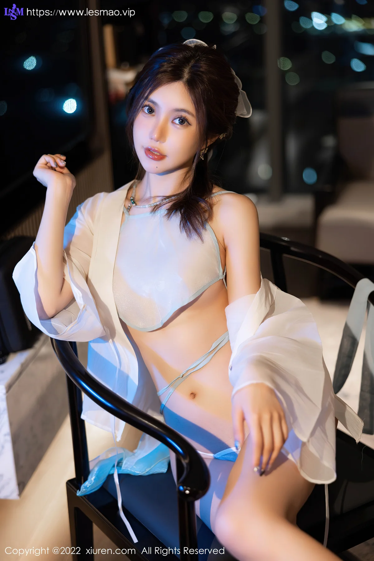 XiuRen 秀人 No.5219 轻透白色古装 绮里嘉ula 海南心愿旅拍111 - 40