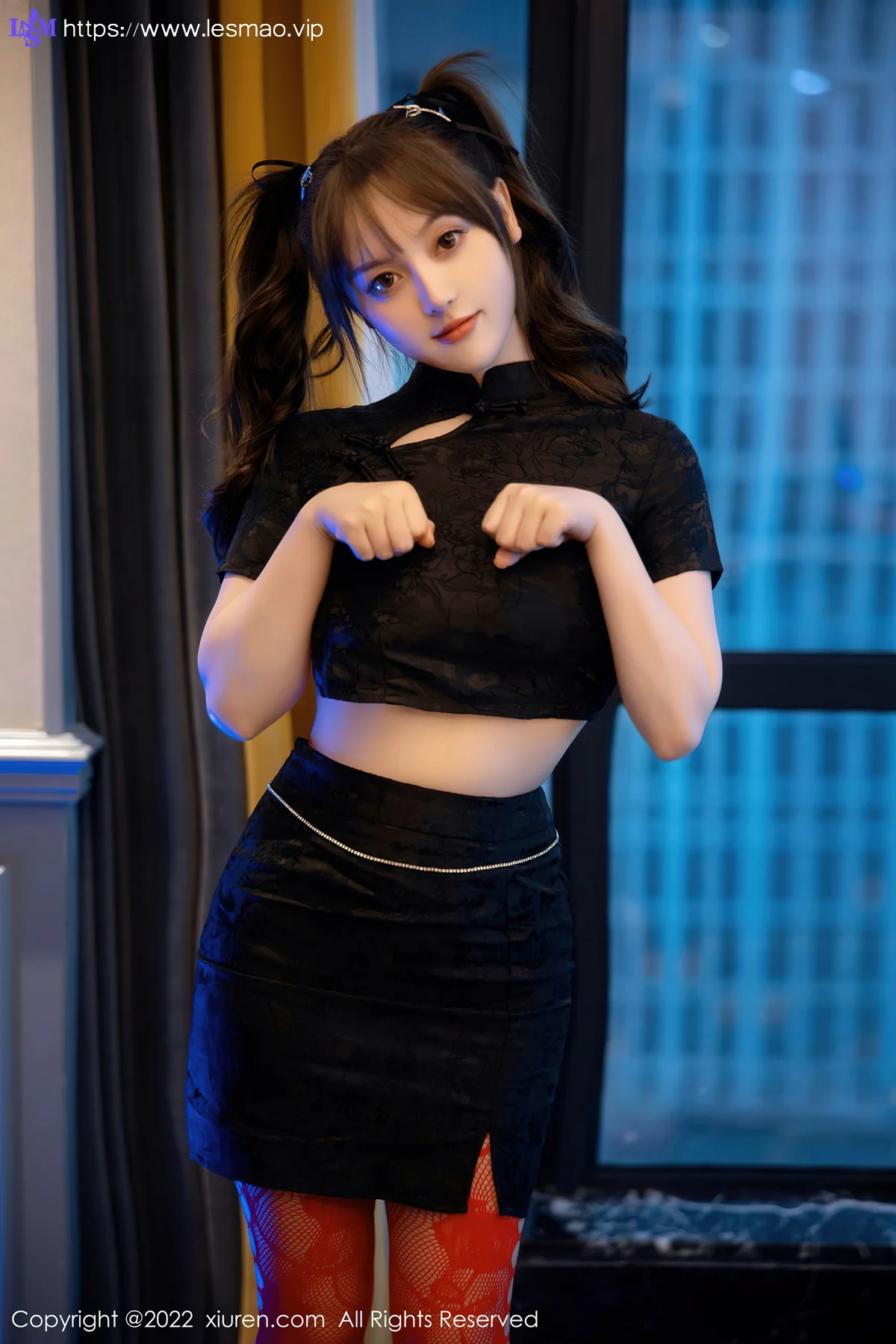 XiuRen 秀人 No.5225 短款旗袍 豆瓣酱 性感写真1 - 1