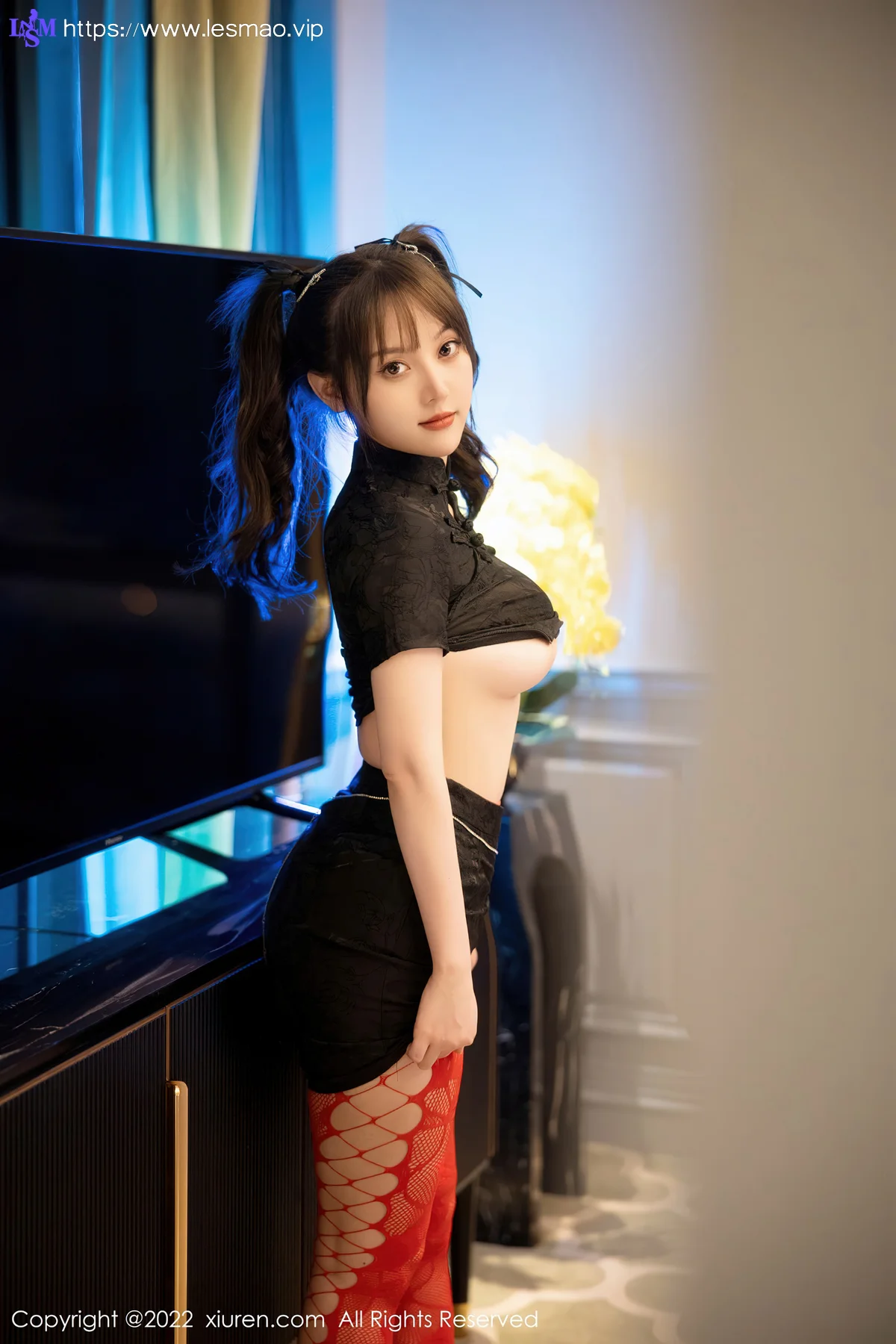 XiuRen 秀人 No.5225 短款旗袍 豆瓣酱 性感写真1 - 27
