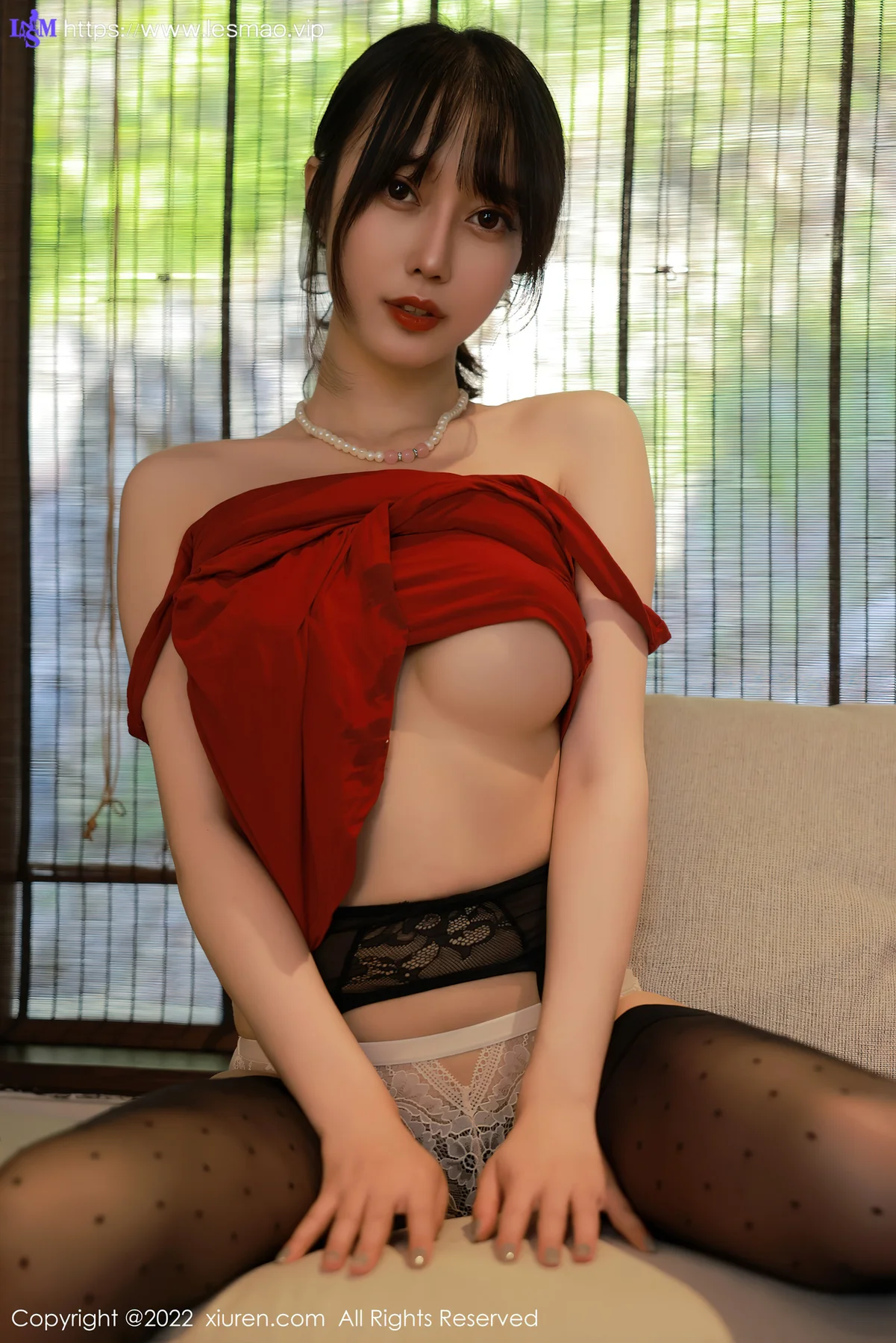 XiuRen 秀人 No.5231 红色连衣裙 玥儿玥er 澳门旅拍1 - 40