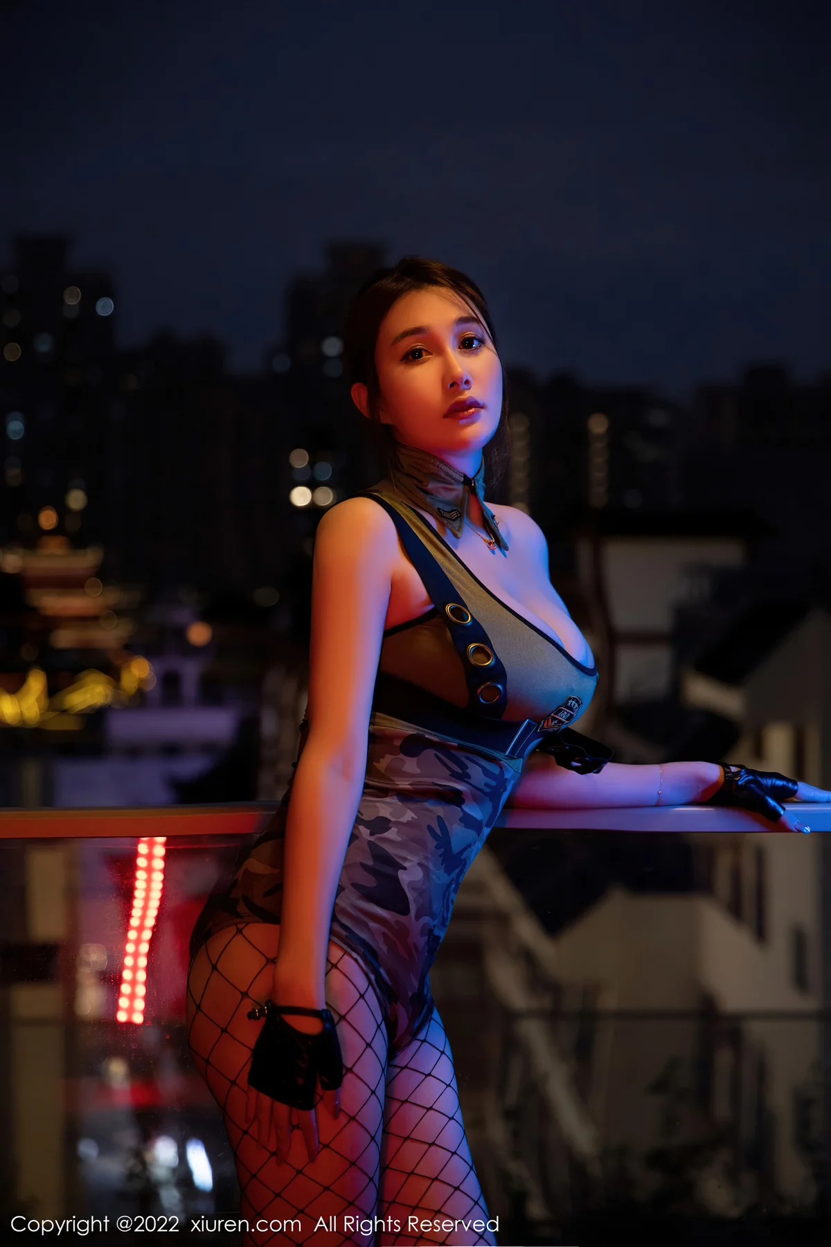 XiuRen 秀人 No.5234 短款迷彩服 宥利 性感写真 - 36