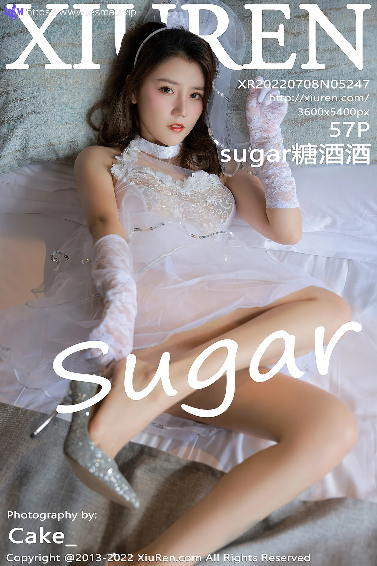 XiuRen 秀人 No.5247 轻透薄纱婚纱 sugar糖酒酒 澳门旅拍写真22 - 58