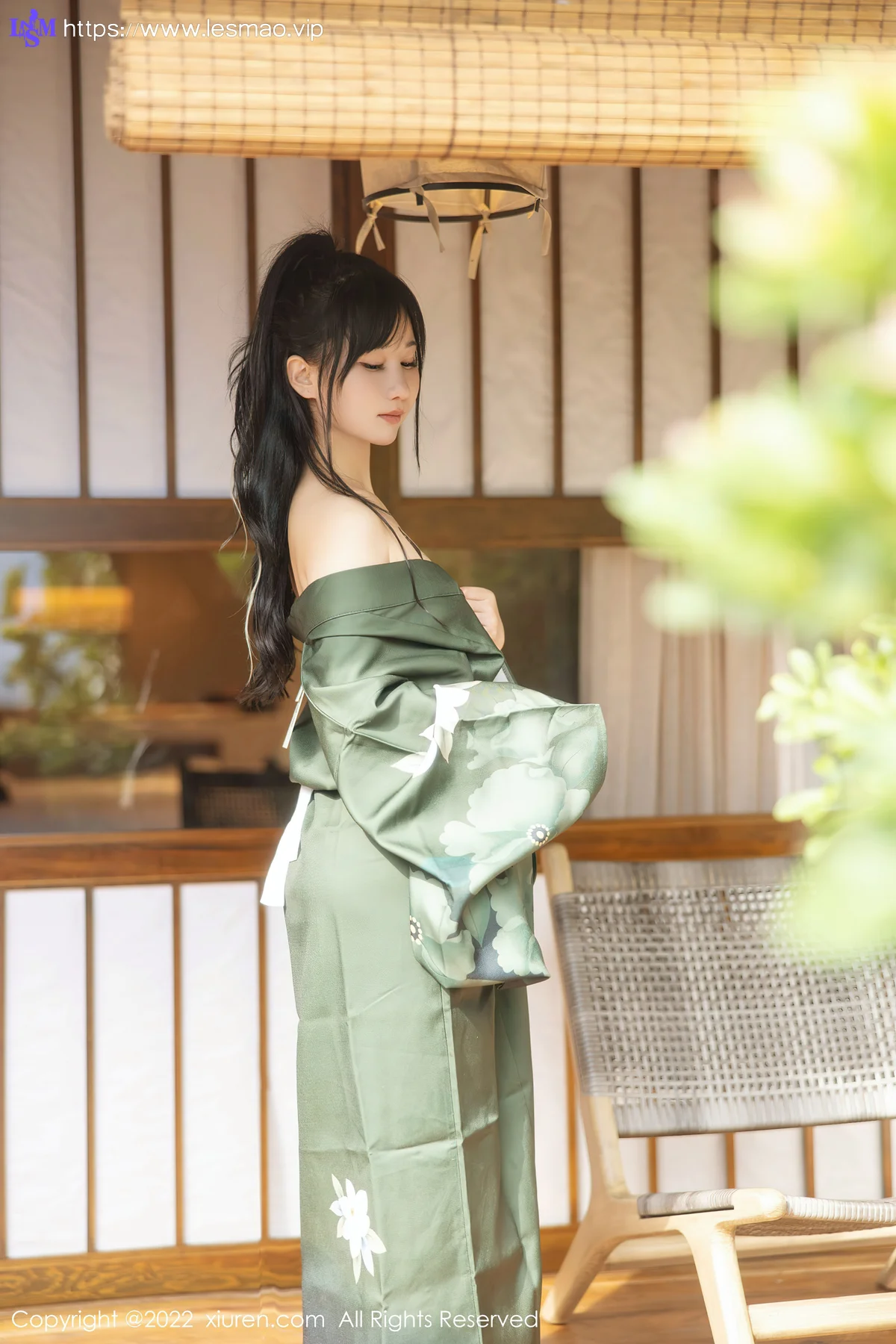 XiuRen 秀人 No.5256 暗灰绿色和服 小果冻儿 大理旅拍11 - 11