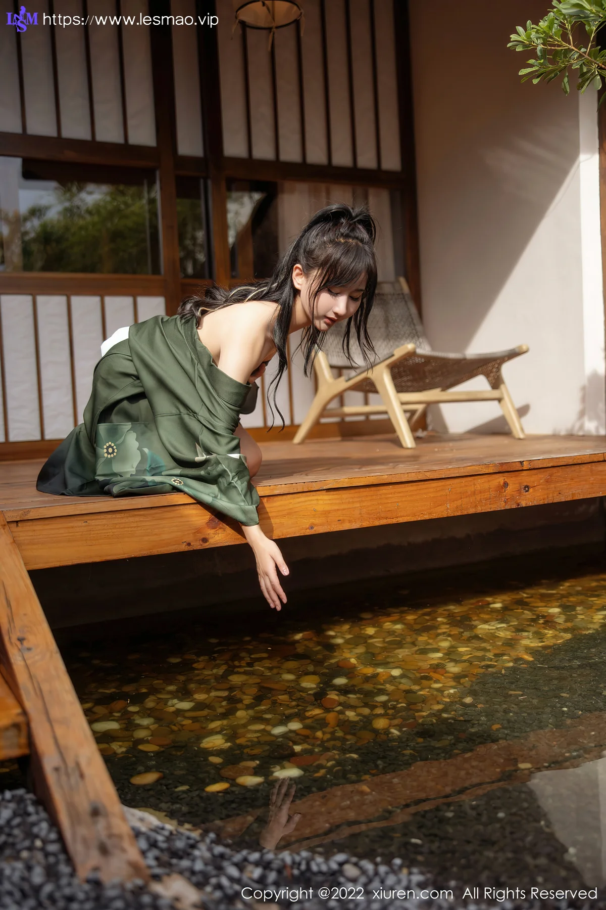 XiuRen 秀人 No.5256 暗灰绿色和服 小果冻儿 大理旅拍11 - 25