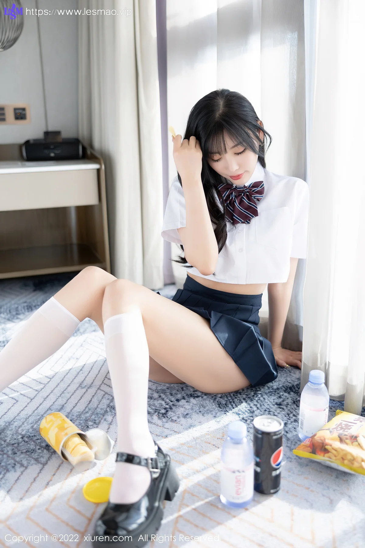 XiuRen 秀人 No.5338 清爽学妹制服 杨晨晨Yome 私房写真1 - 17