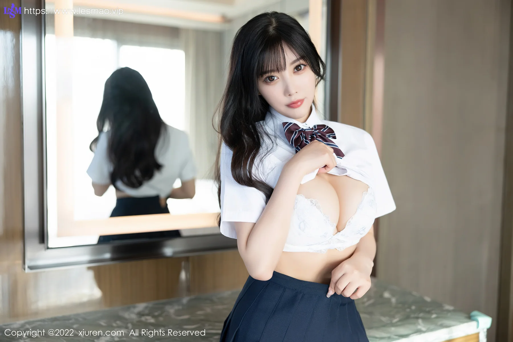 XiuRen 秀人 No.5338 清爽学妹制服 杨晨晨Yome 私房写真1 - 33