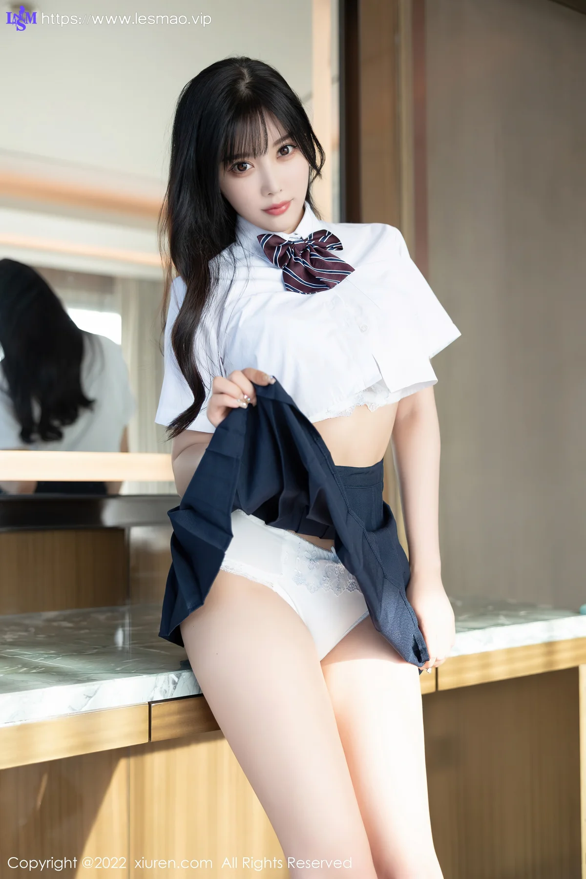 XiuRen 秀人 No.5338 清爽学妹制服 杨晨晨Yome 私房写真1 - 35