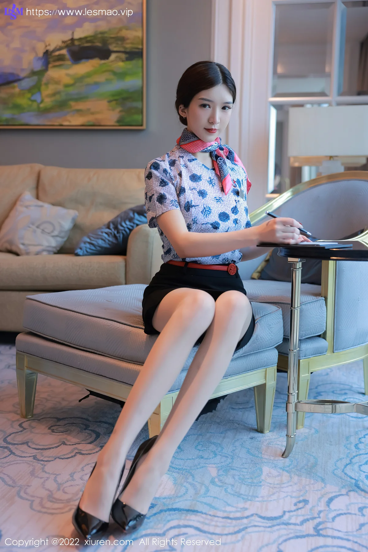 XiuRen 秀人 No.5349 空姐制服 hebe韩心雨 澳门旅拍33 - 12