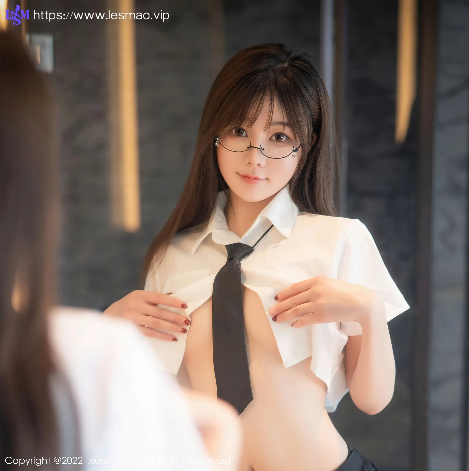 XiuRen 秀人 No.5365 学妹制服诱惑 婠婠么 性感写真 - 45