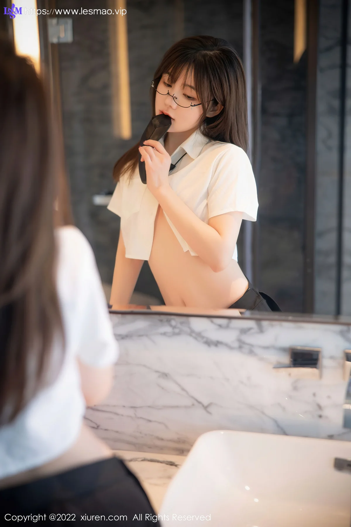 XiuRen 秀人 No.5365 学妹制服诱惑 婠婠么 性感写真 - 47