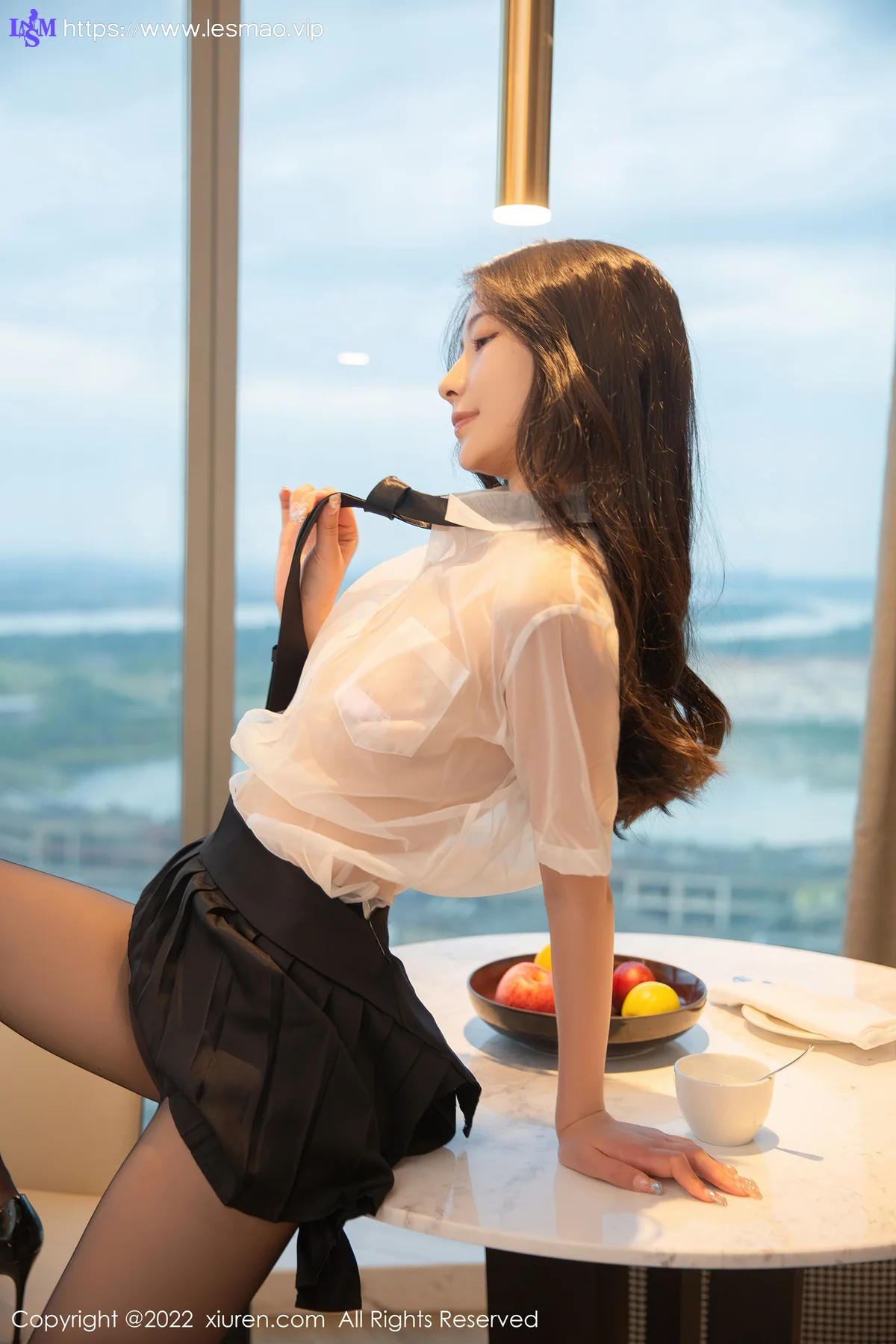 XiuRen 秀人 No.5385 轻透白T 熊小诺 性感写真1 - 12