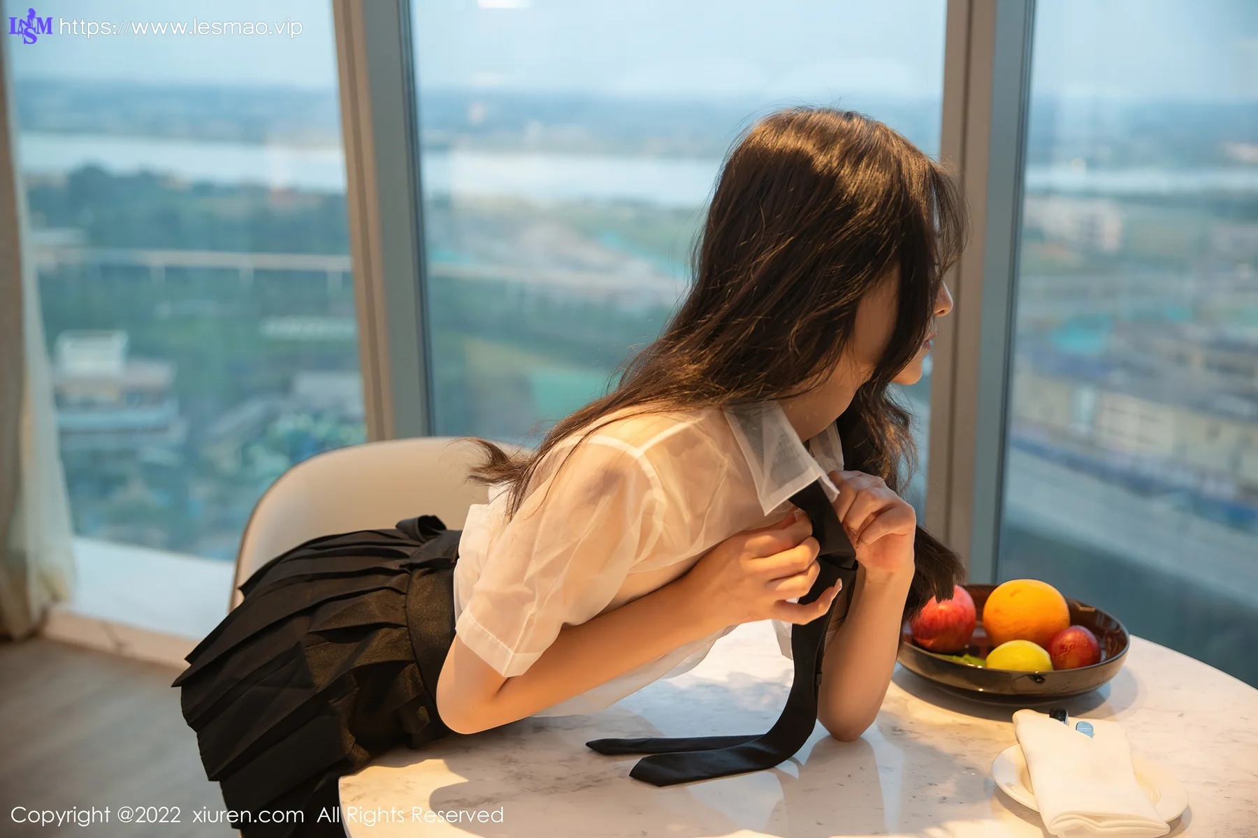 XiuRen 秀人 No.5385 轻透白T 熊小诺 性感写真1 - 16