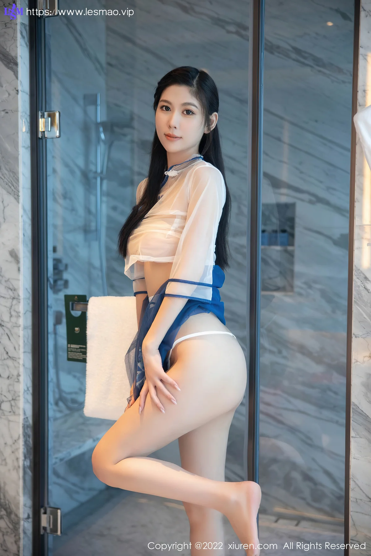 XiuRen 秀人 No.5401 李雅柔  透视旗袍 - 45