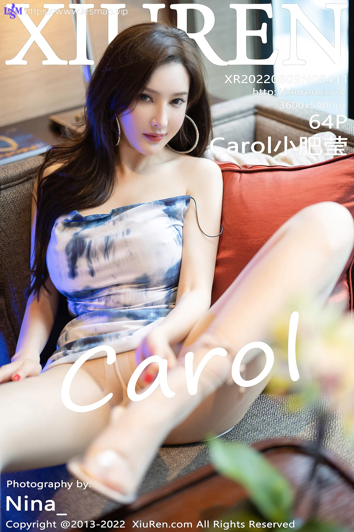XiuRen 秀人 No.5411 蓝白吊带 Carol小肥莹 性感私房 - 65