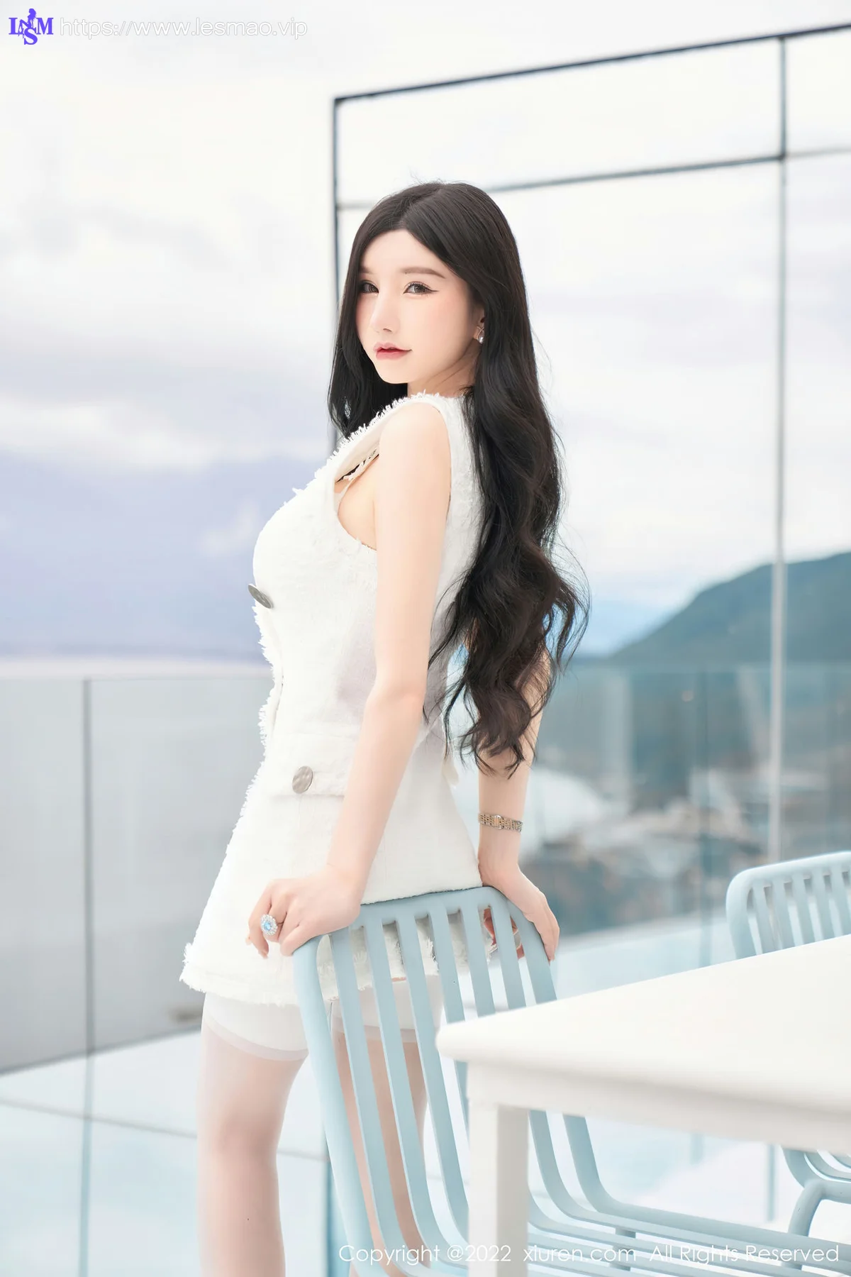 XiuRen 秀人 No.5418 白色蕾丝内衣 周于希Sally 重庆-大理心愿旅拍 - 10