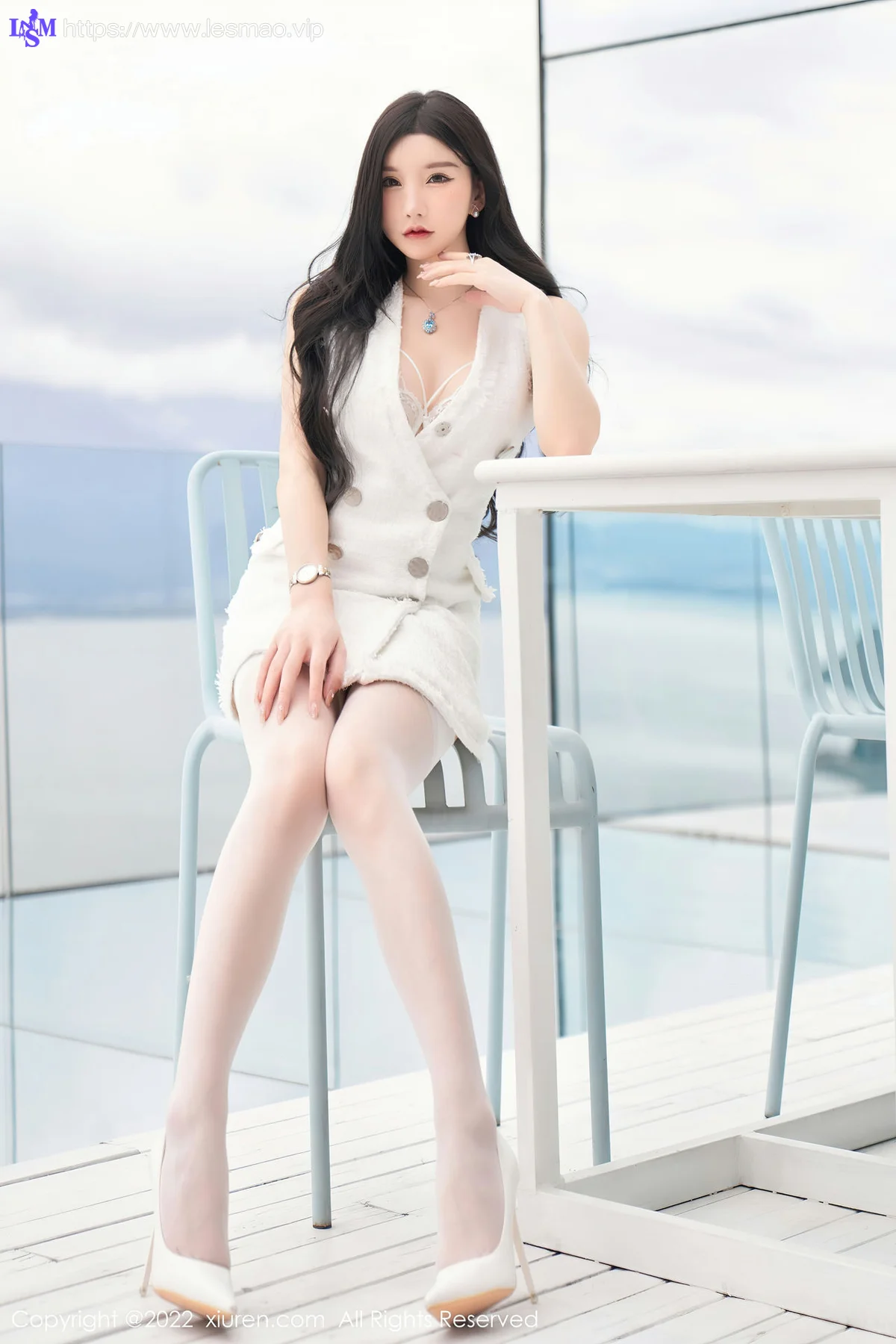XiuRen 秀人 No.5418 白色蕾丝内衣 周于希Sally 重庆-大理心愿旅拍 - 36