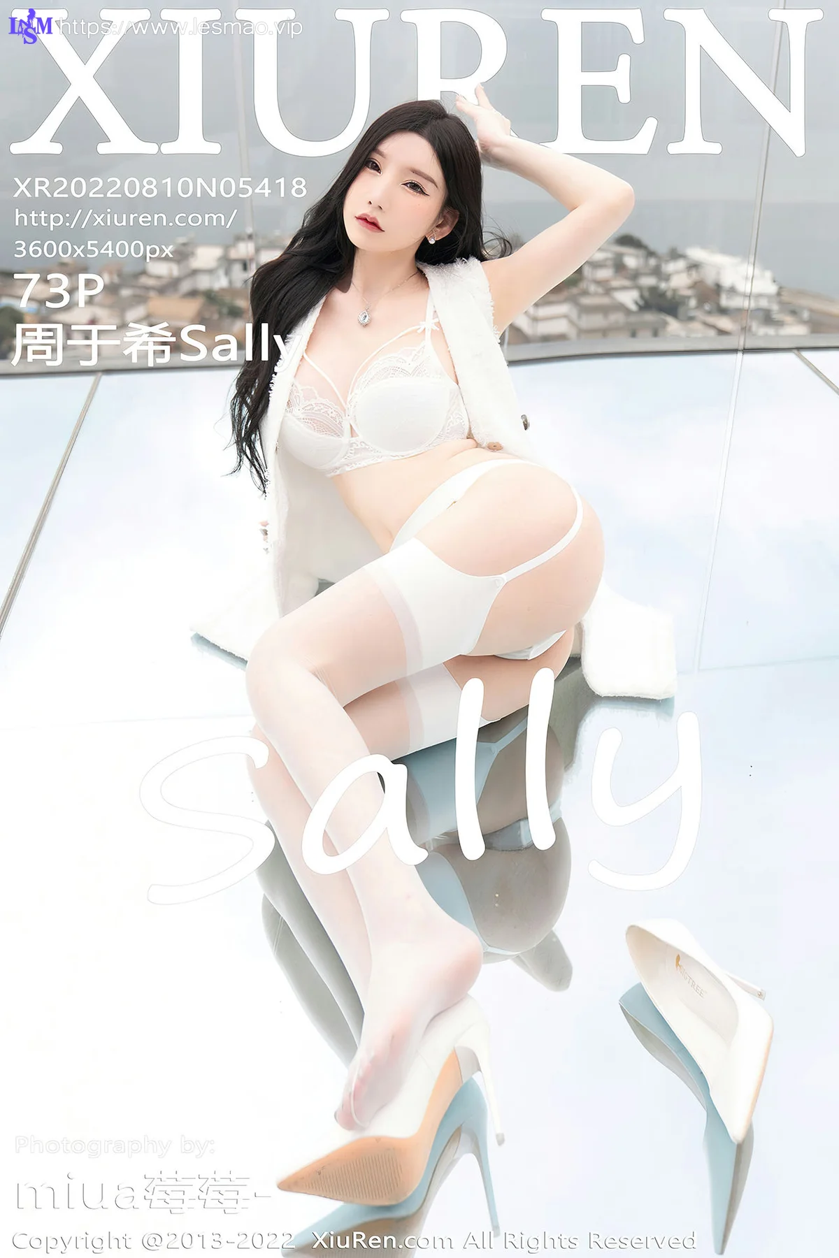 XiuRen 秀人 No.5418 白色蕾丝内衣 周于希Sally 重庆-大理心愿旅拍 - 74