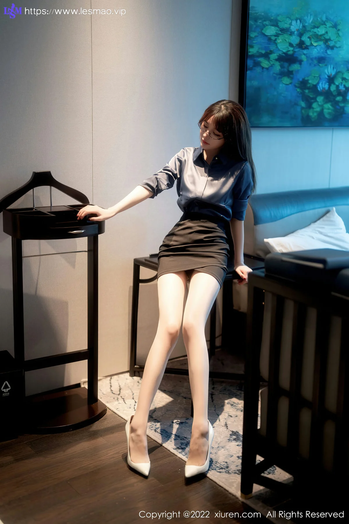 XiuRen 秀人 No.5419 婠婠么 黑丝办公ol - 17