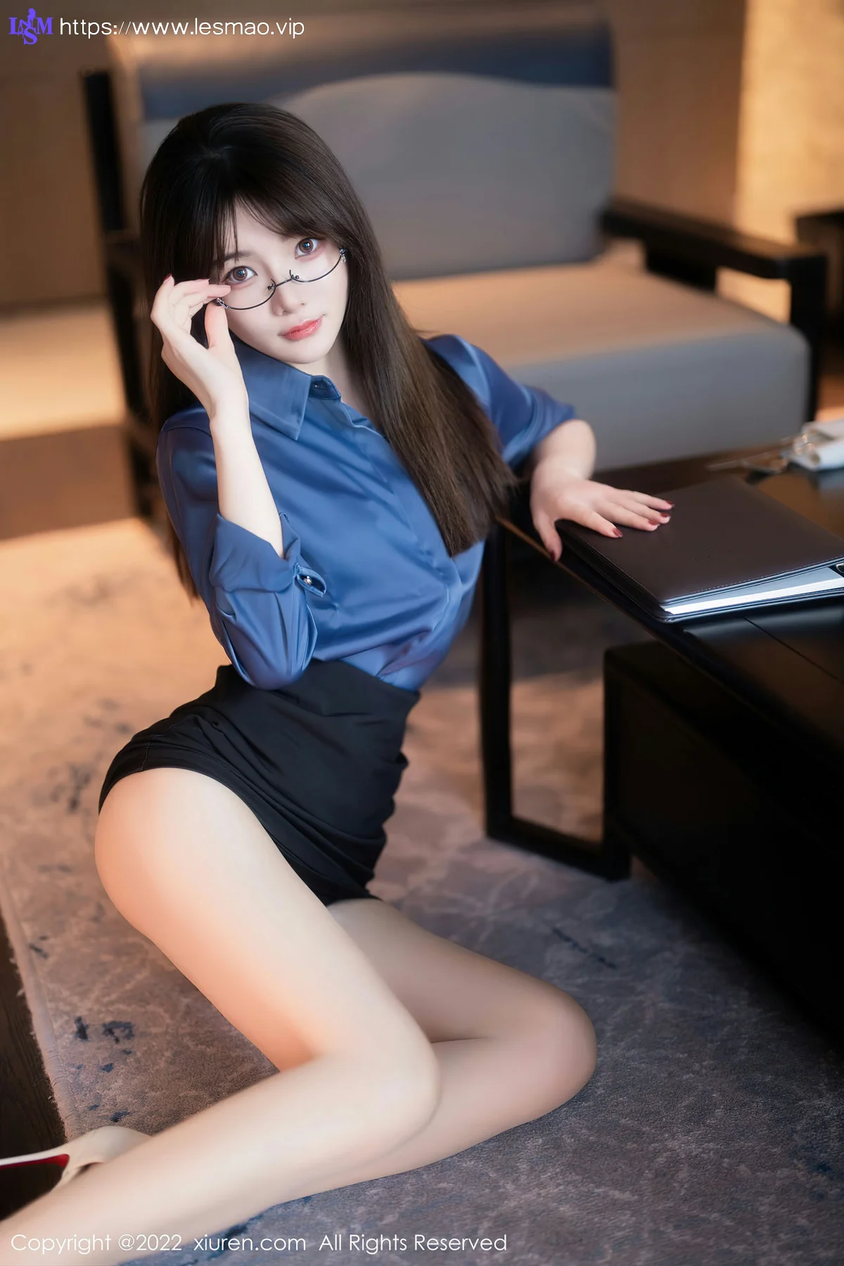 XiuRen 秀人 No.5419 婠婠么 黑丝办公ol - 36