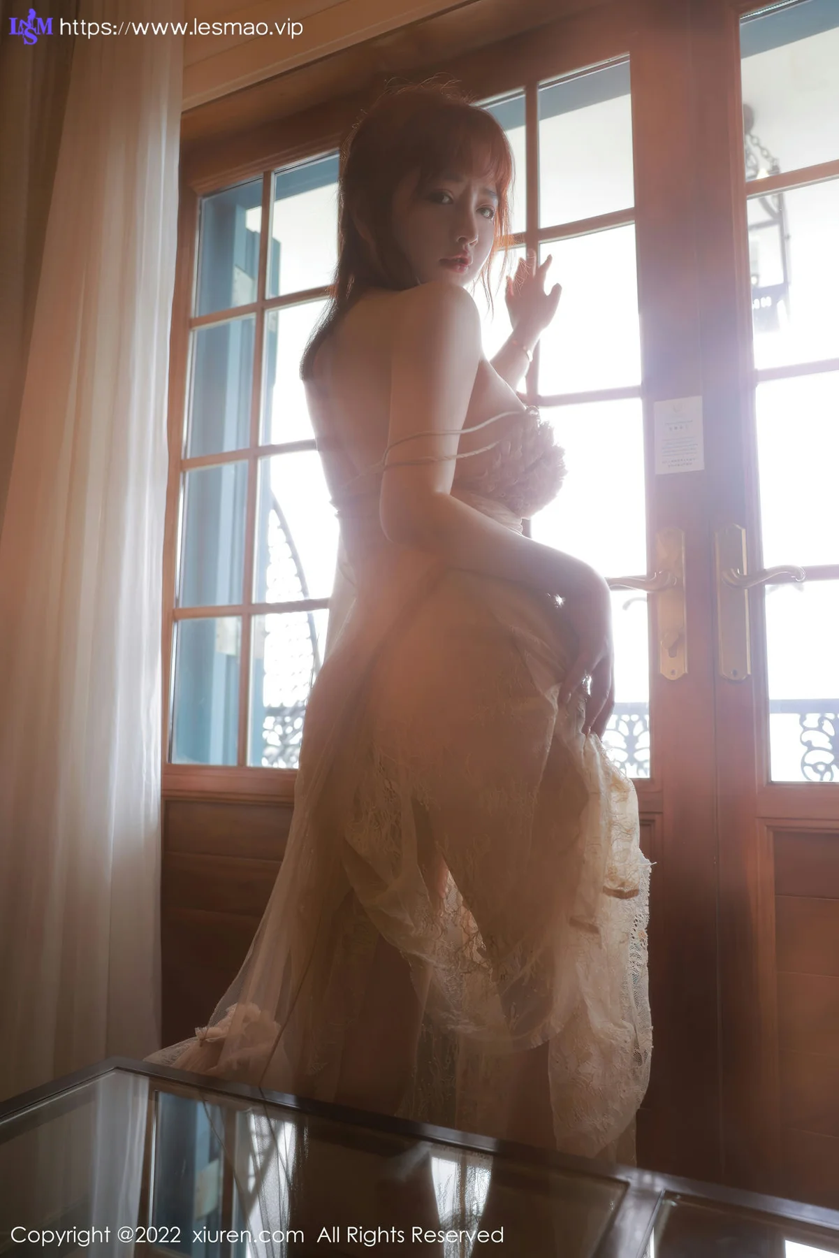 XiuRen 秀人 No.5421 养乐多  透视纱裙 - 32