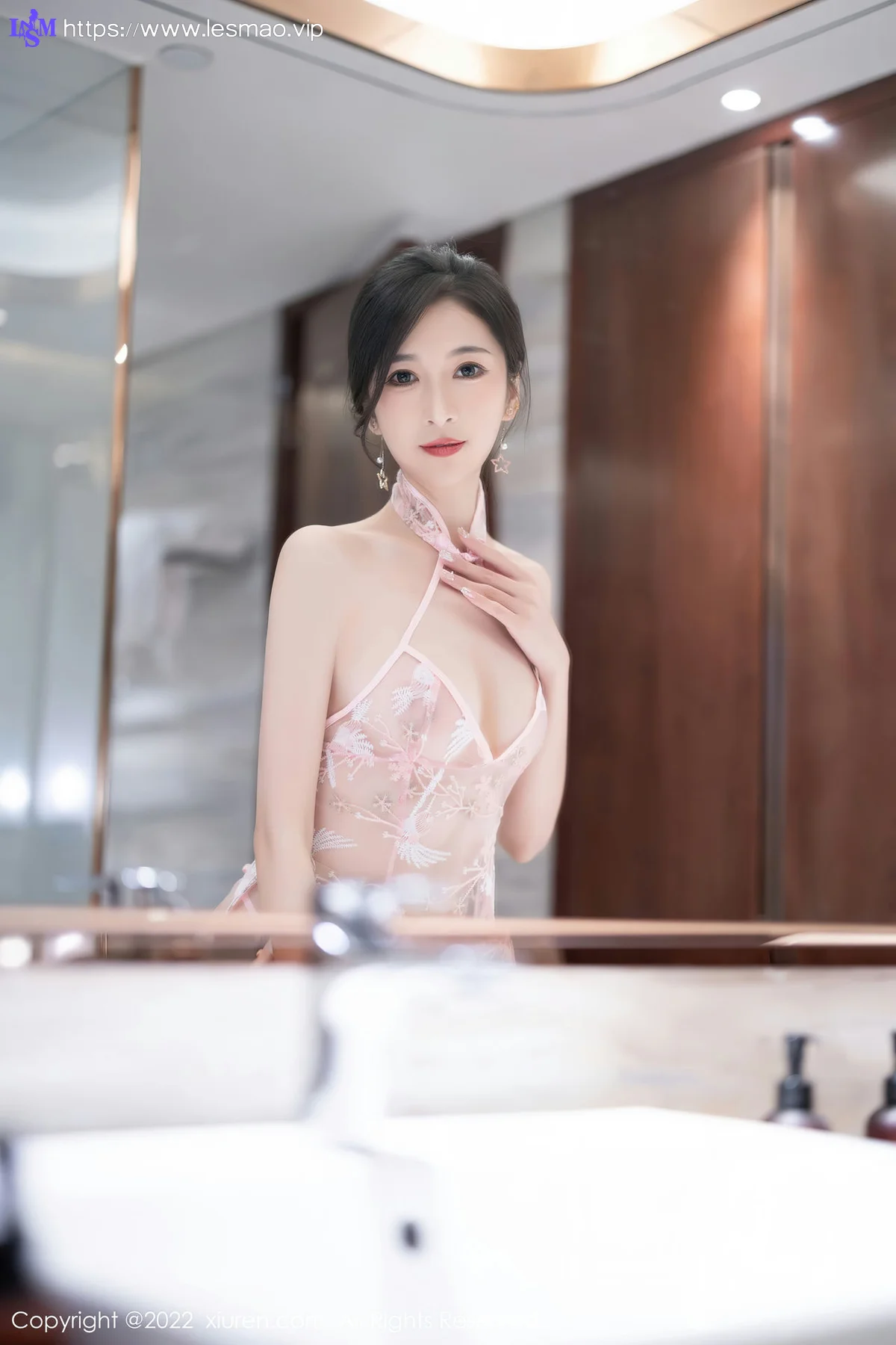 XiuRen 秀人 No.5436 林乐一  透视旗袍 - 30
