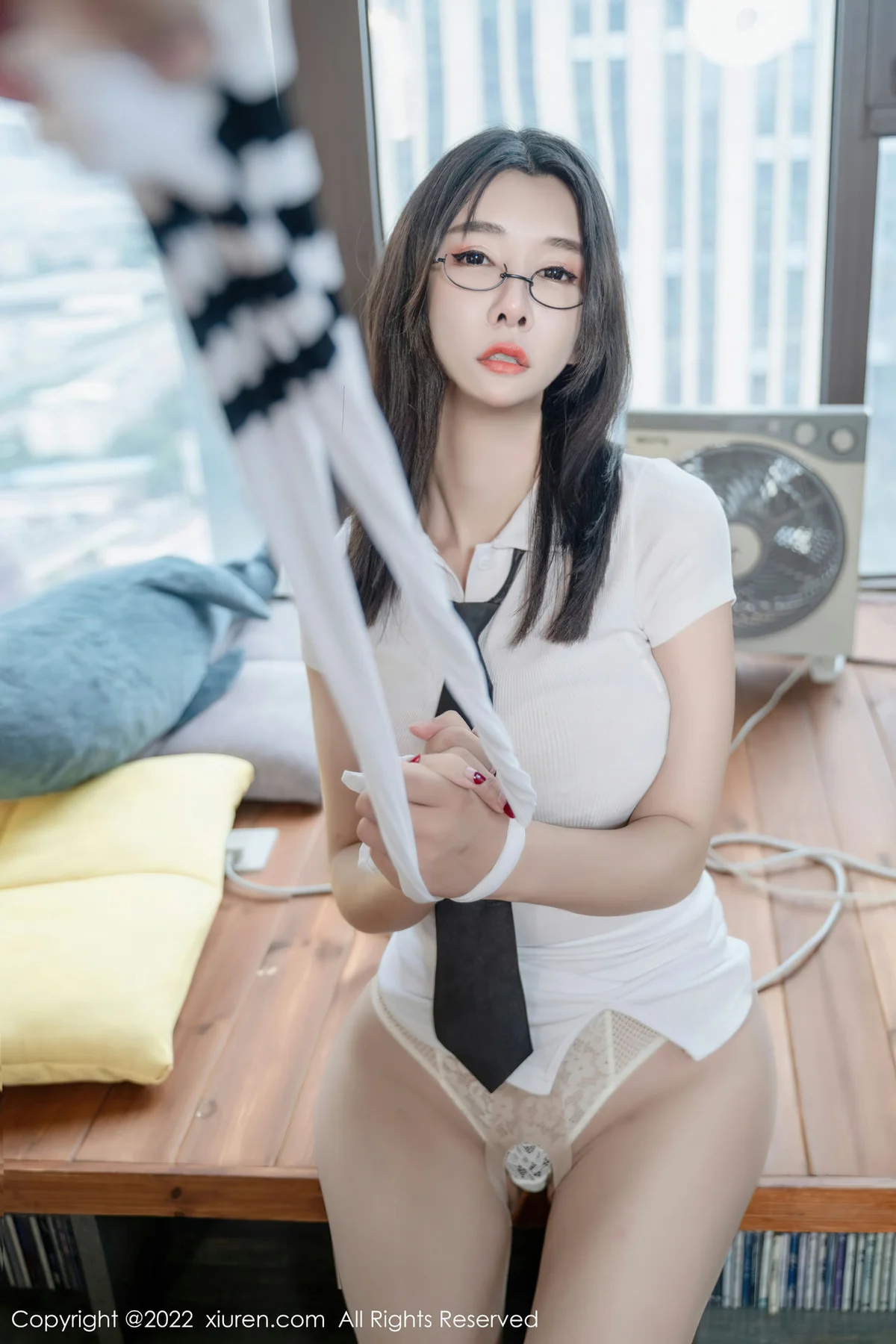 XiuRen 秀人 No.5472  E罩杯大灯 夏沫沫tifa 少女风姑娘22 - 66