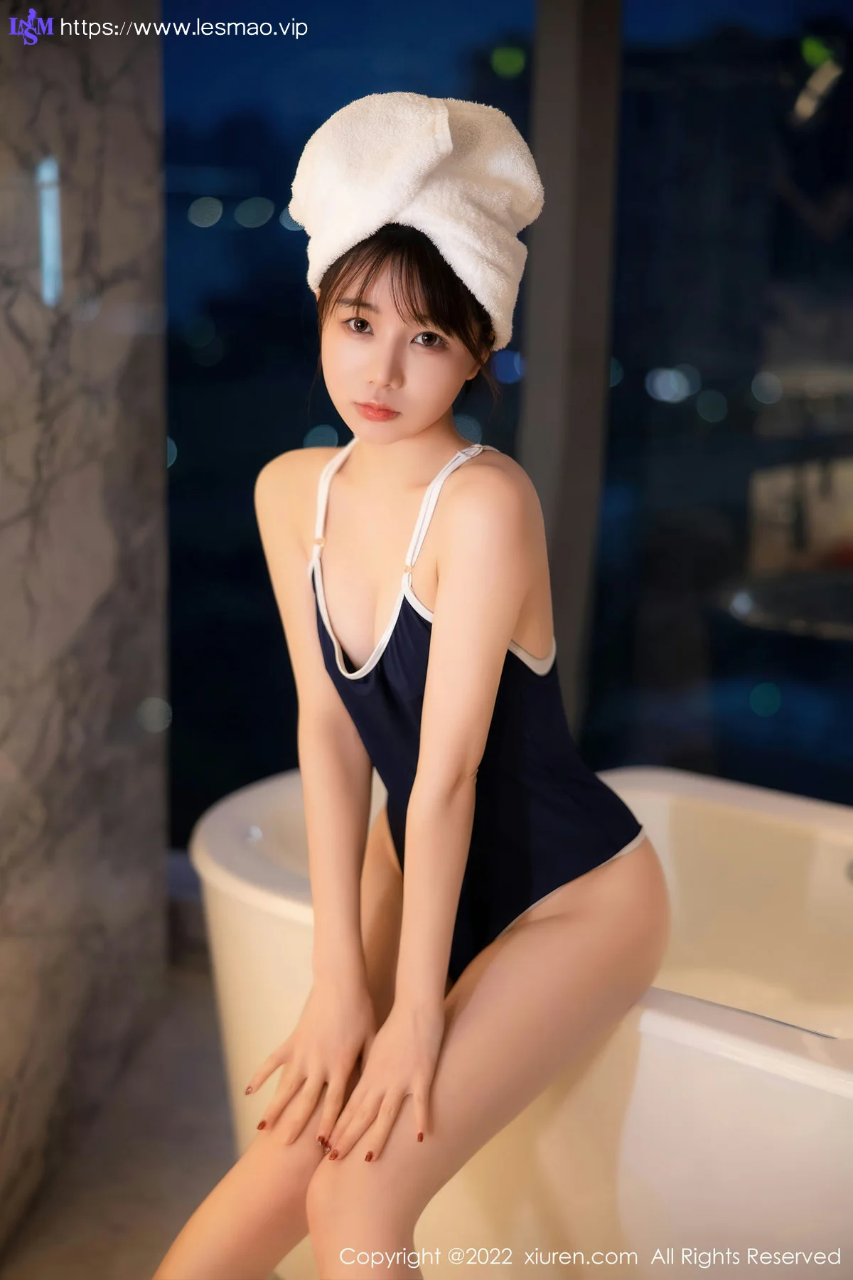 XiuRen 秀人 No.5477 蓝色比基尼 婠婠么 性感写真2 - 14