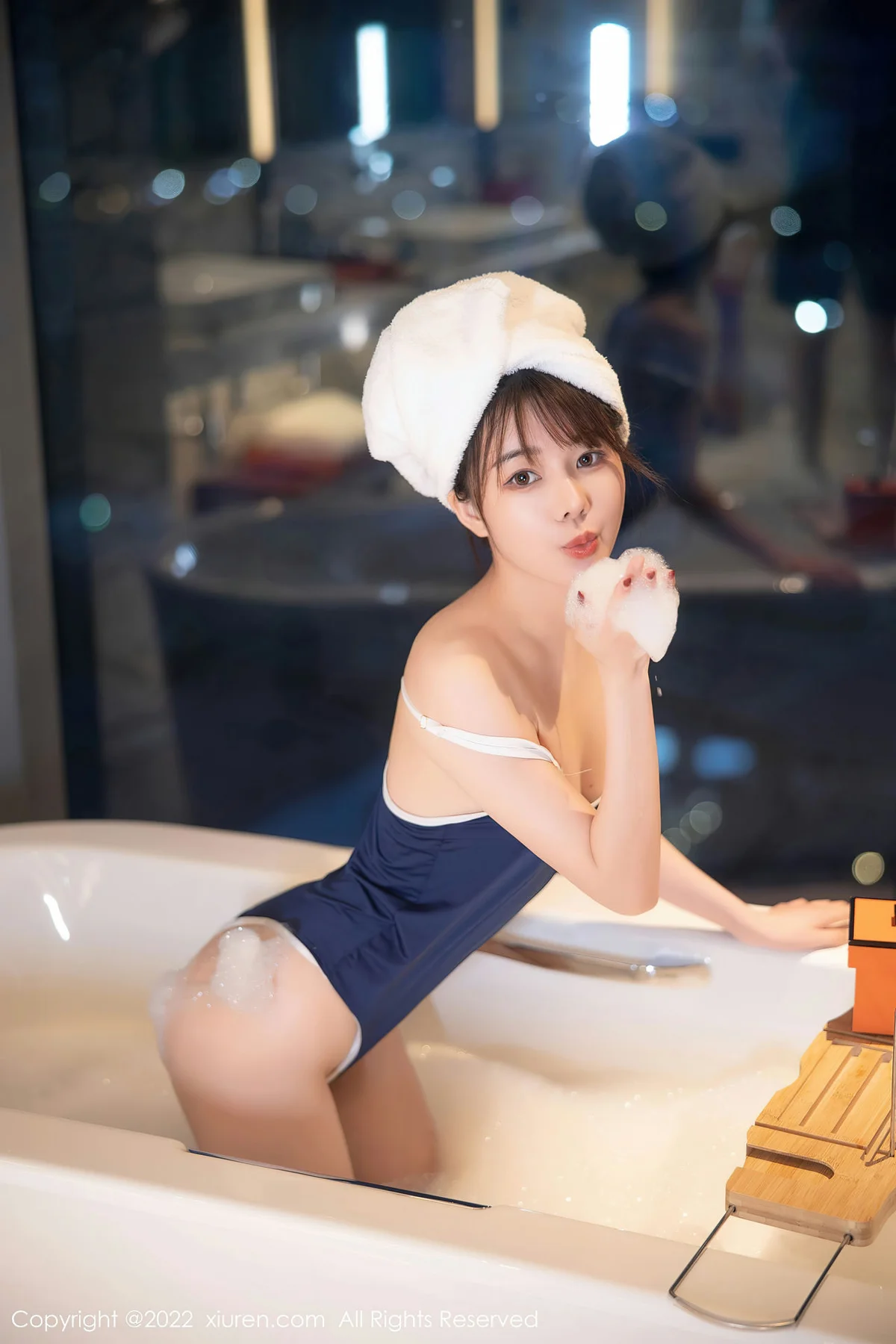 XiuRen 秀人 No.5477 蓝色比基尼 婠婠么 性感写真2 - 21