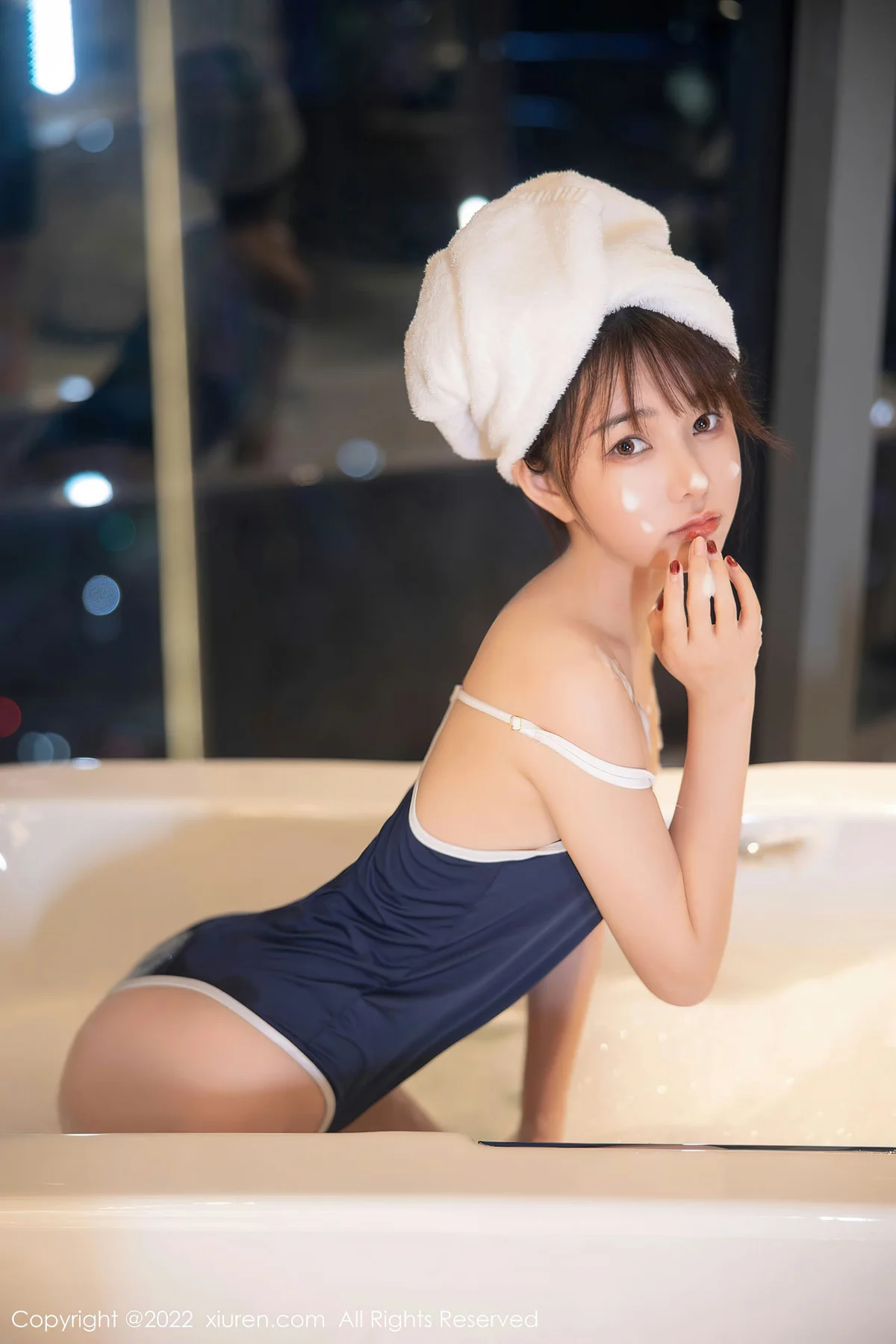 XiuRen 秀人 No.5477 蓝色比基尼 婠婠么 性感写真2 - 26