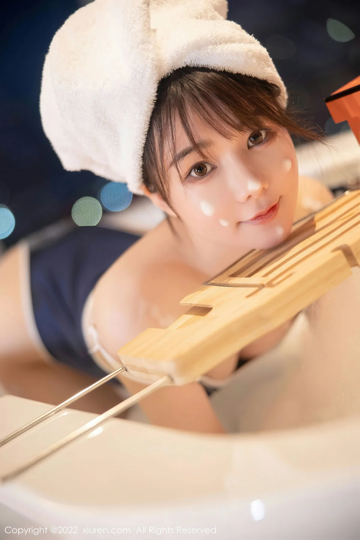 XiuRen 秀人 No.5477 蓝色比基尼 婠婠么 性感写真2 - 32
