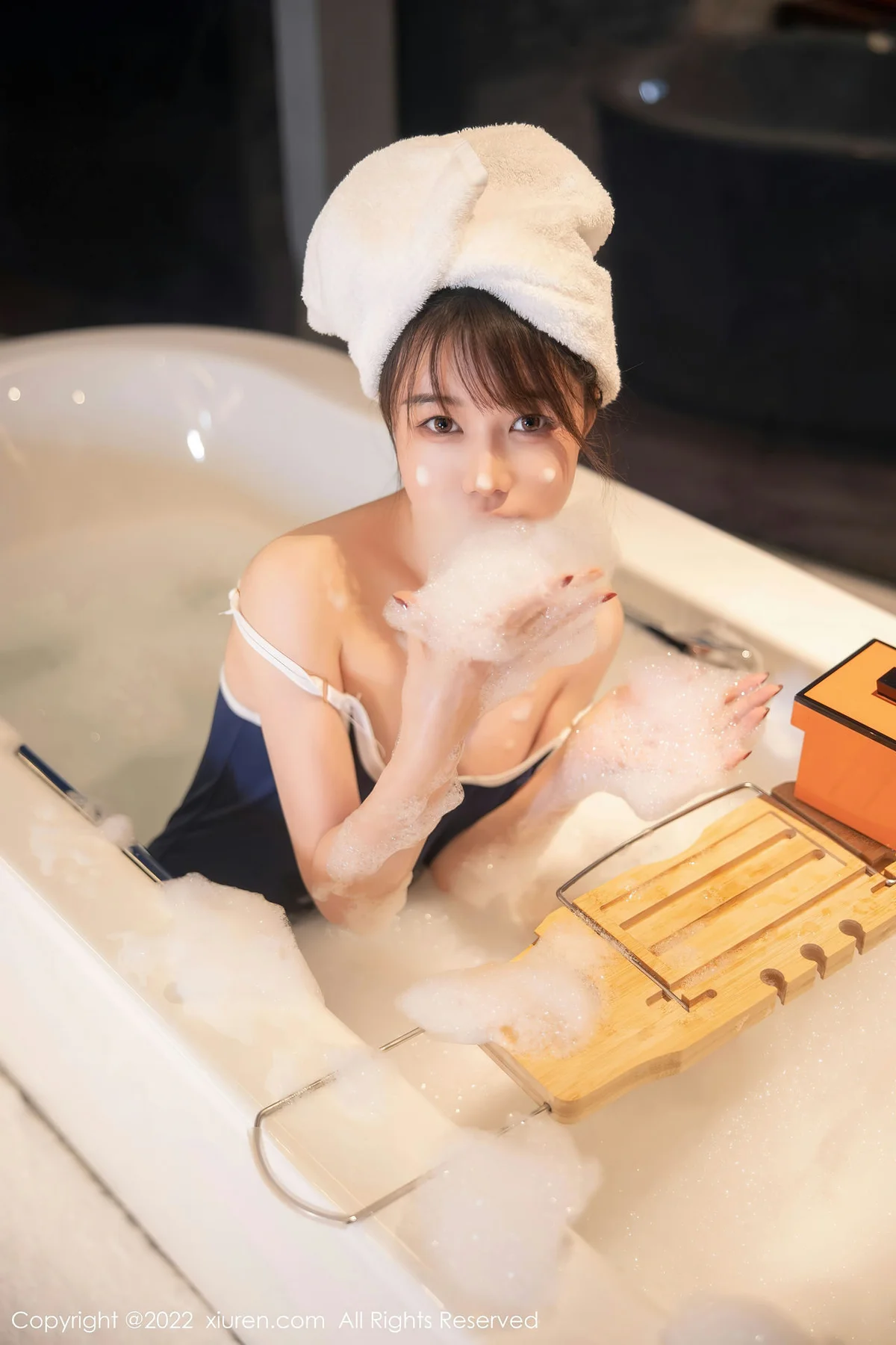 XiuRen 秀人 No.5477 蓝色比基尼 婠婠么 性感写真2 - 37