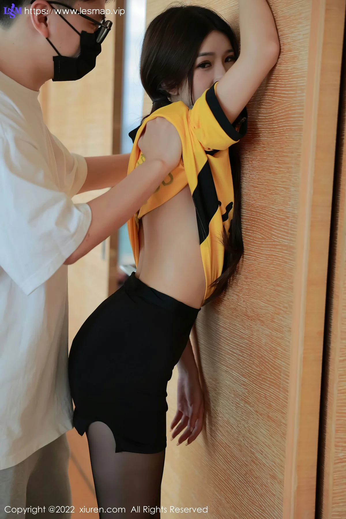 XiuRen 秀人 No.5481 美团外卖员角色扮演 hebe韩心雨 香格里拉旅拍33 - 19
