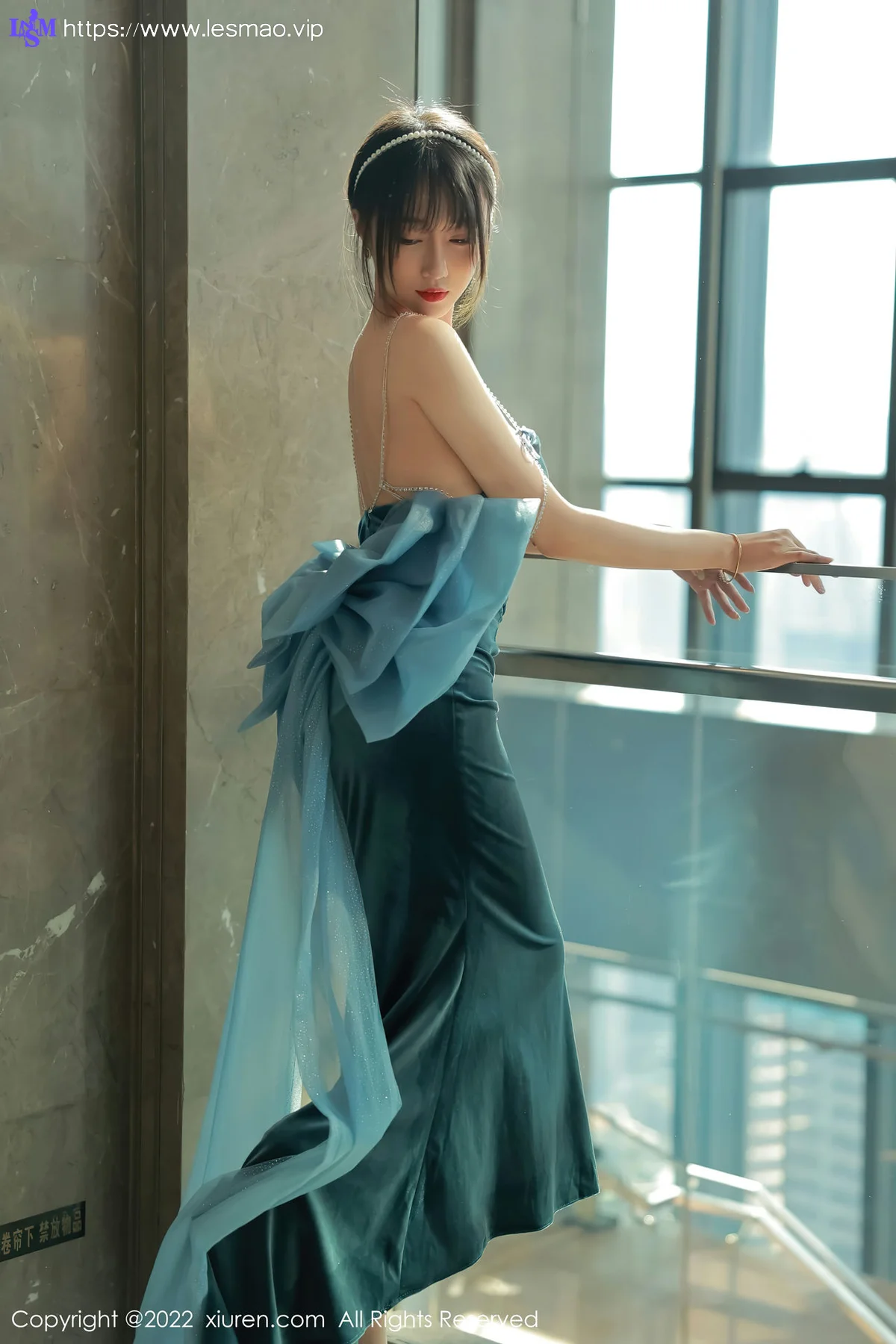 XiuRen 秀人 No.5493 吊带长礼裙 玥儿玥er 香格里拉旅拍33 - 2