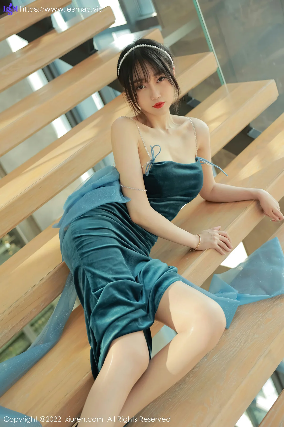 XiuRen 秀人 No.5493 吊带长礼裙 玥儿玥er 香格里拉旅拍33 - 13