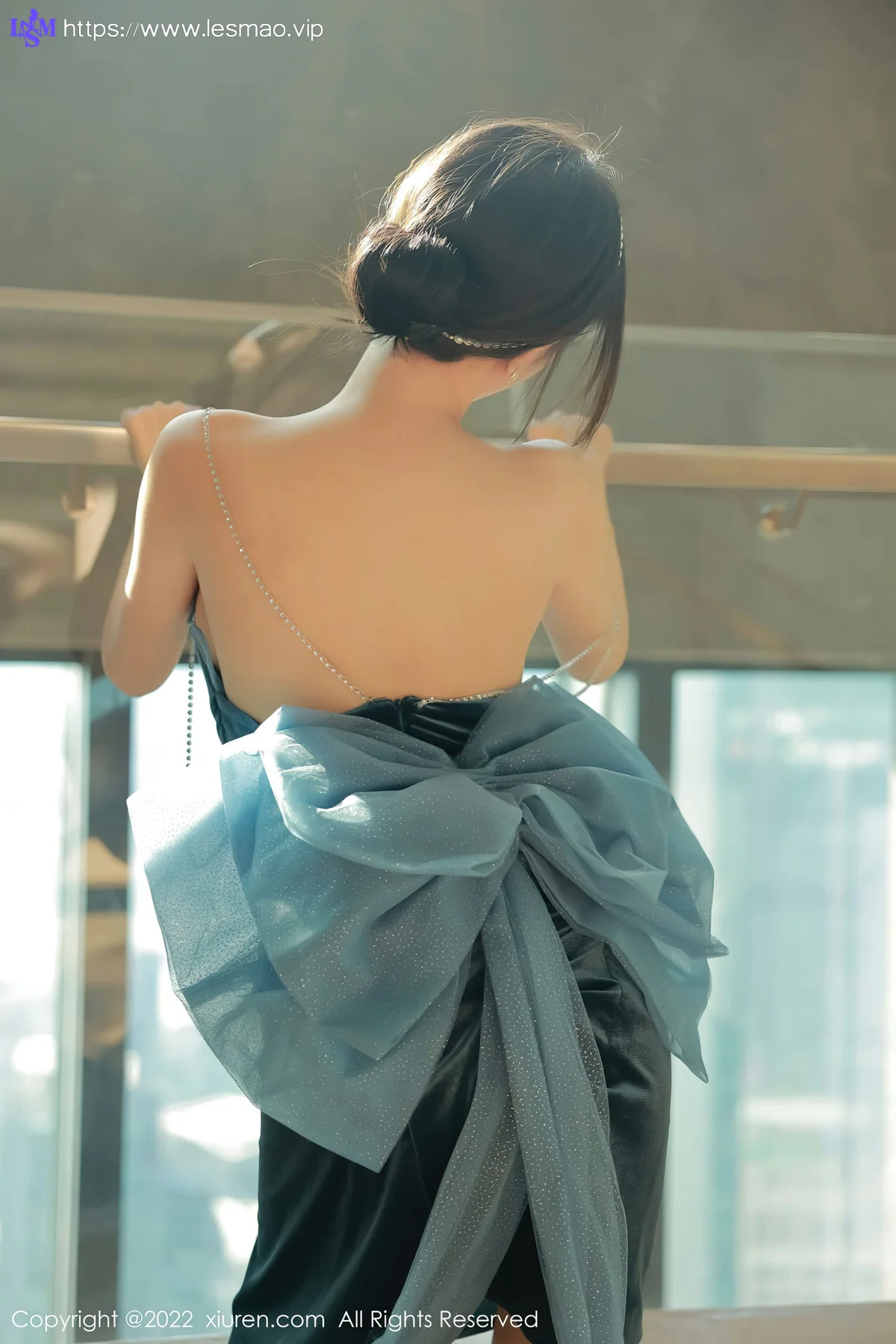 XiuRen 秀人 No.5493 吊带长礼裙 玥儿玥er 香格里拉旅拍33 - 48