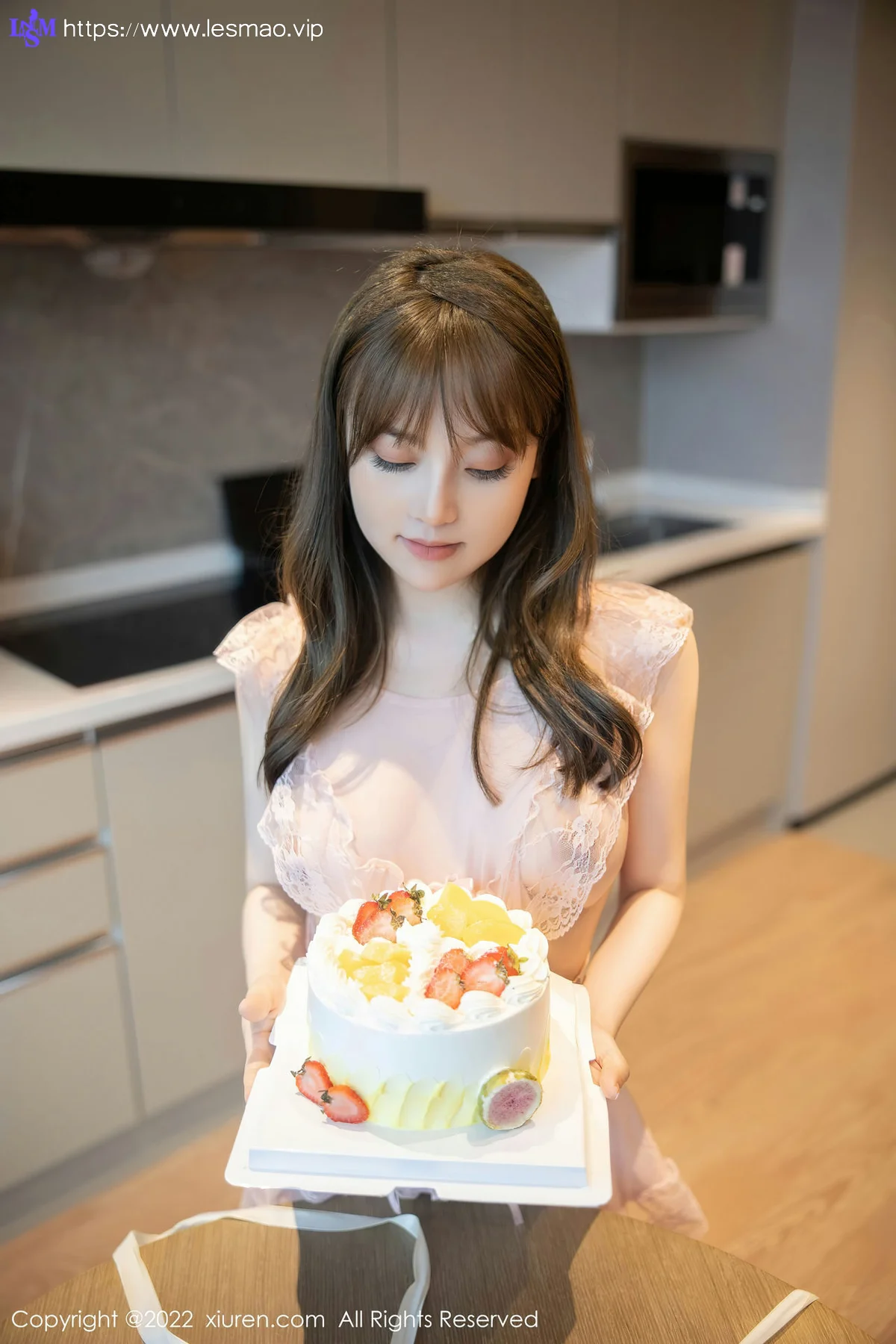 XiuRen 秀人 No.5497 轻透网纱睡裙 豆瓣酱 性感写真 - 22