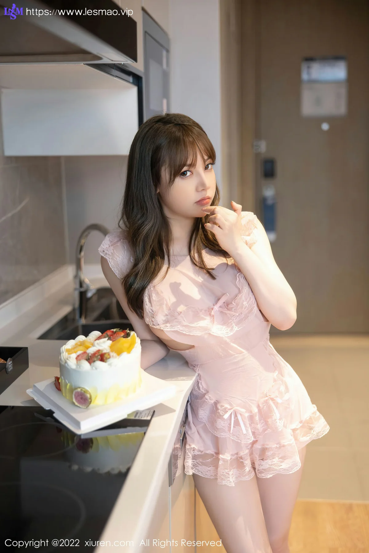 XiuRen 秀人 No.5497 轻透网纱睡裙 豆瓣酱 性感写真 - 30