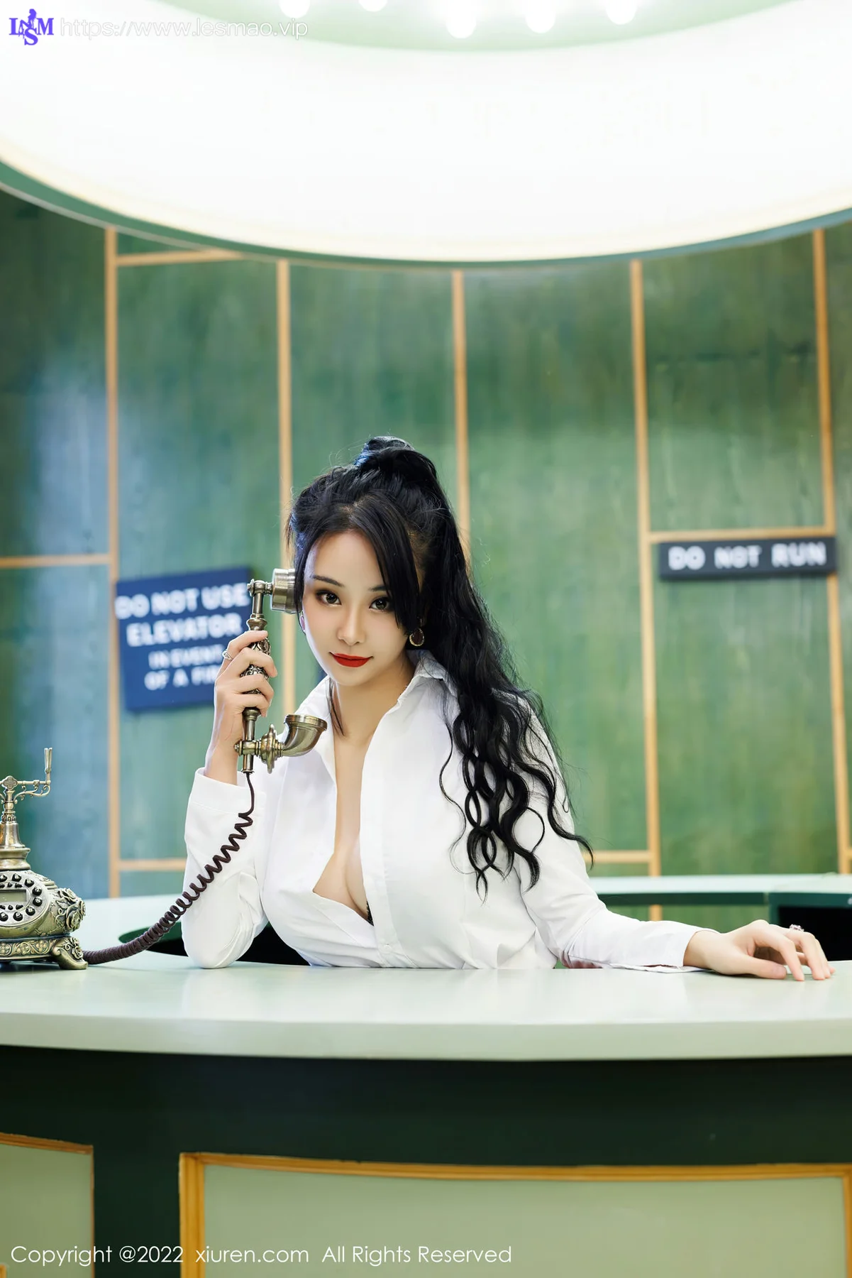 XiuRen 秀人 No.5511 蓝夏Akasha 红色皮裙性感写真22 - 26