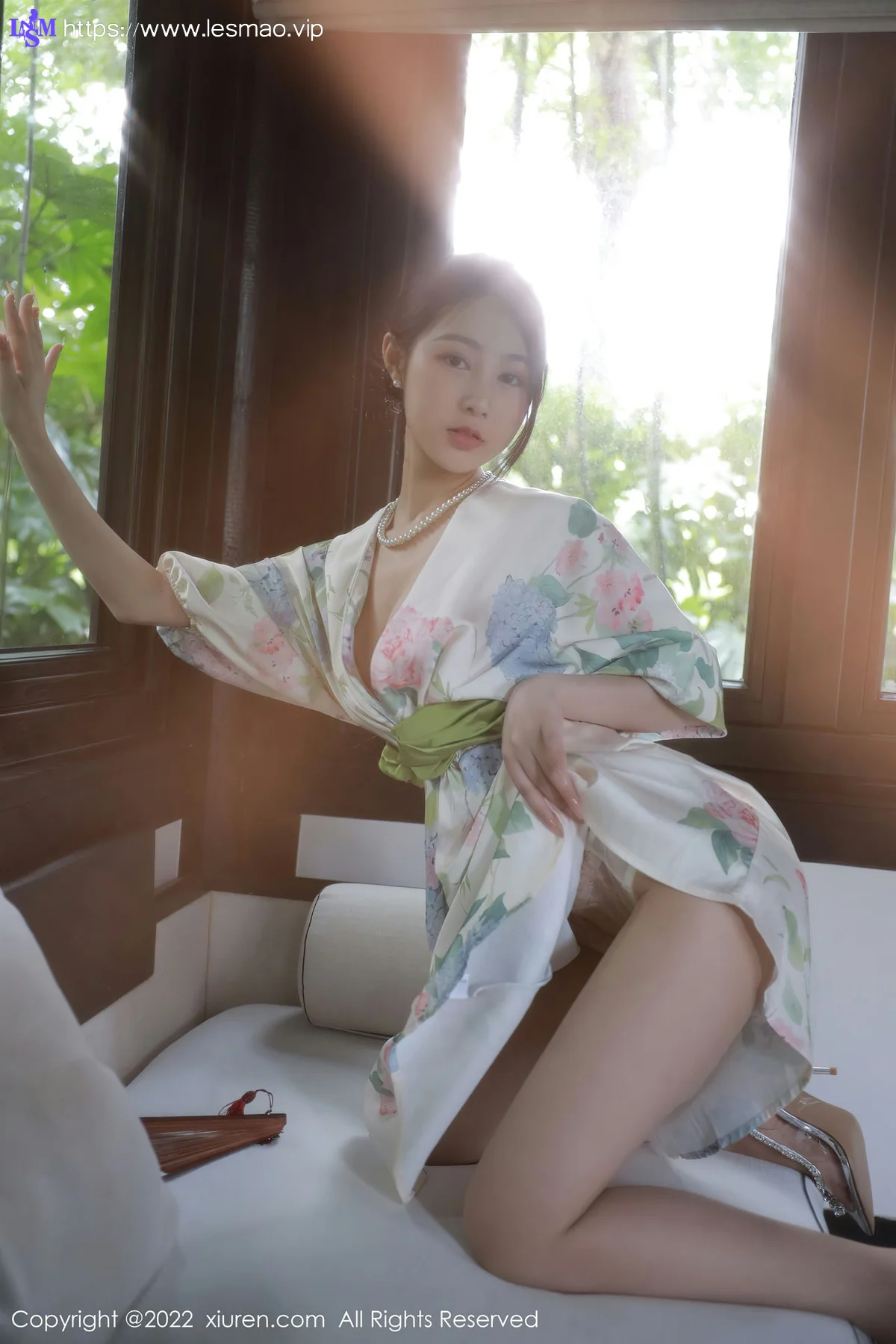 XiuRen 秀人 No.5514 谢晚晚 花纹长裙性感写真2 - 9