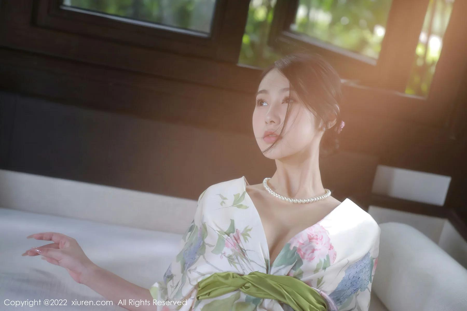XiuRen 秀人 No.5514 谢晚晚 花纹长裙性感写真2 - 23