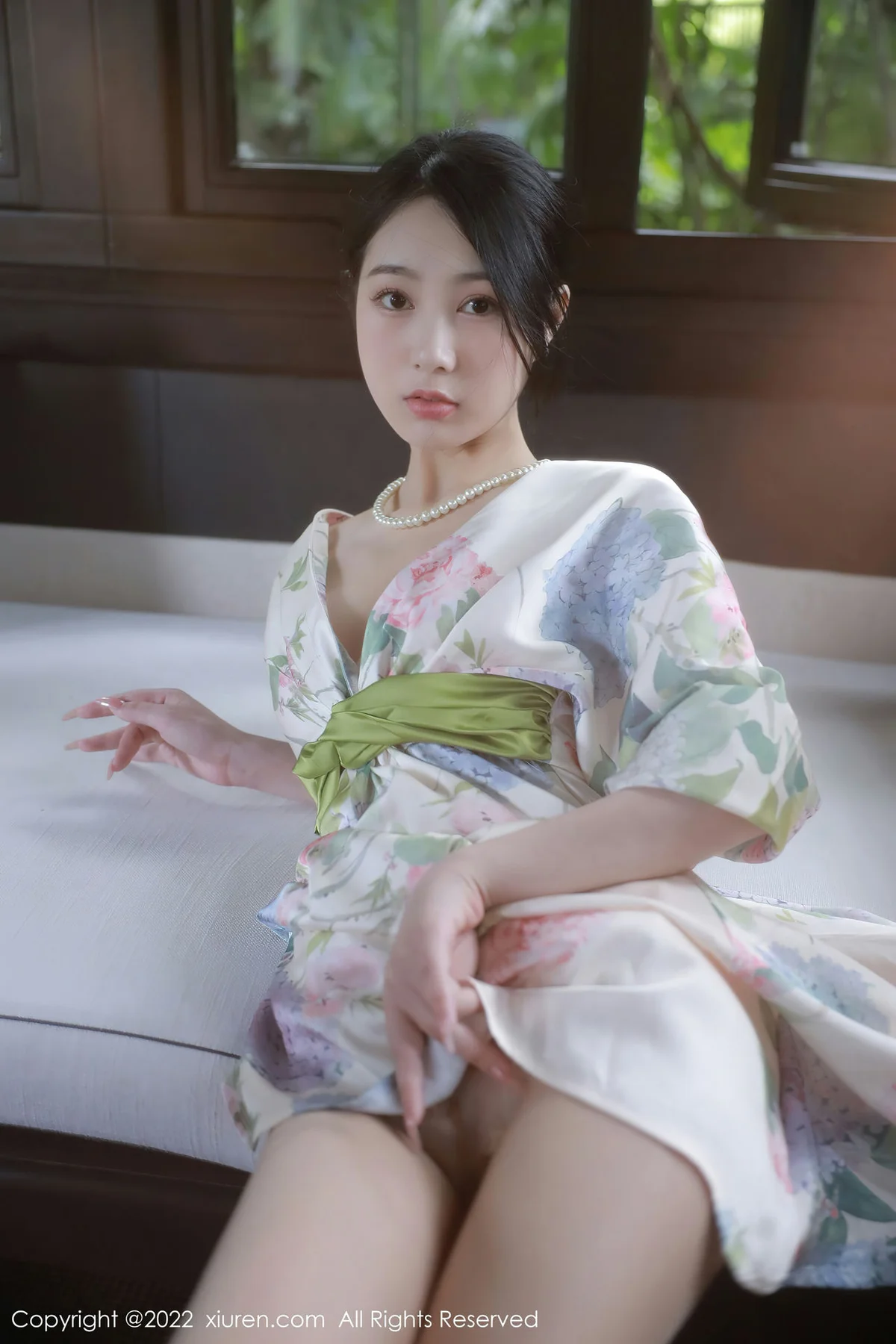 XiuRen 秀人 No.5514 谢晚晚 花纹长裙性感写真2 - 24