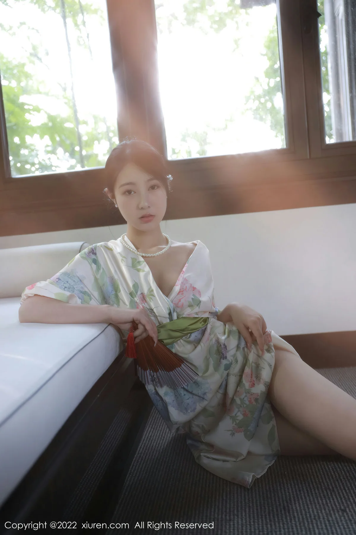 XiuRen 秀人 No.5514 谢晚晚 花纹长裙性感写真2 - 32