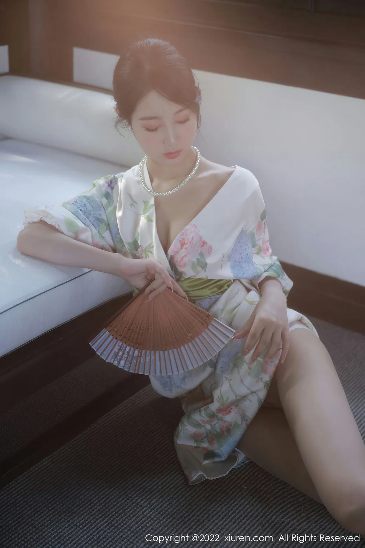 XiuRen 秀人 No.5514 谢晚晚 花纹长裙性感写真2 - 35