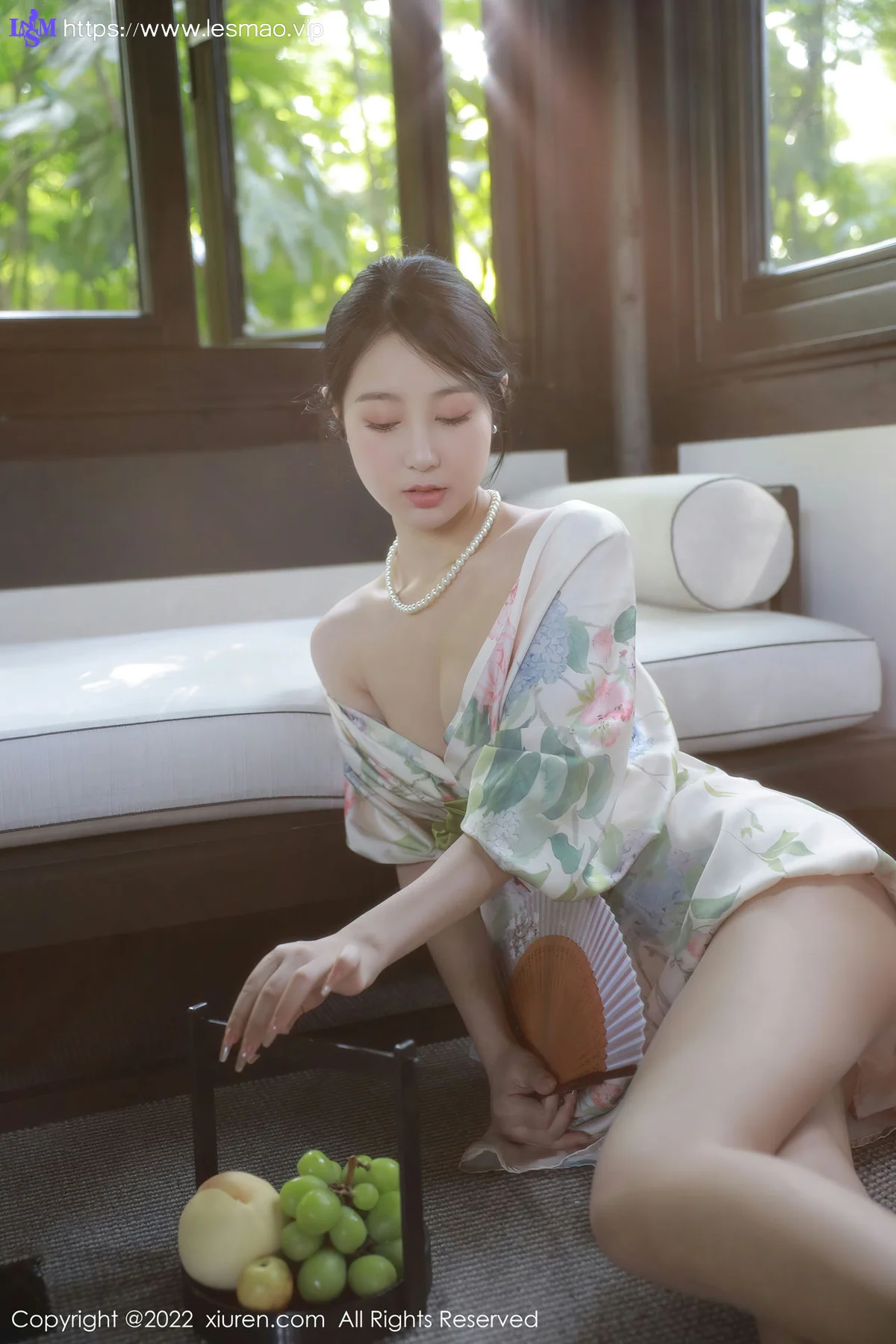 XiuRen 秀人 No.5514 谢晚晚 花纹长裙性感写真2 - 42