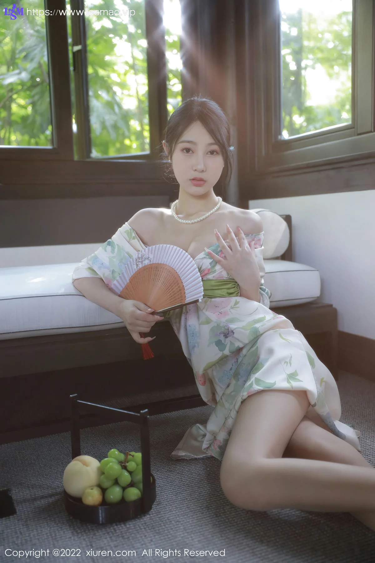 XiuRen 秀人 No.5514 谢晚晚 花纹长裙性感写真2 - 43