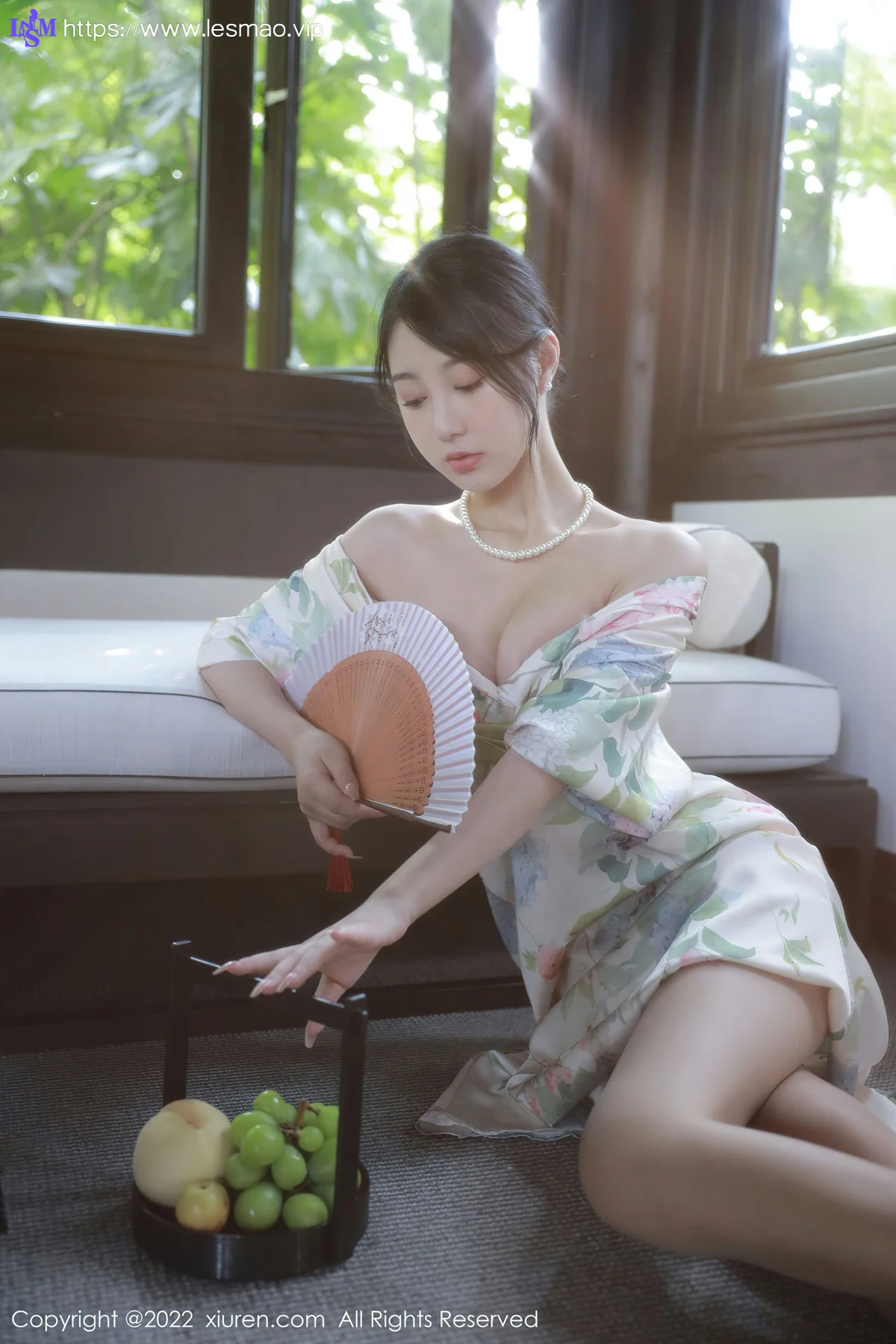 XiuRen 秀人 No.5514 谢晚晚 花纹长裙性感写真2 - 44