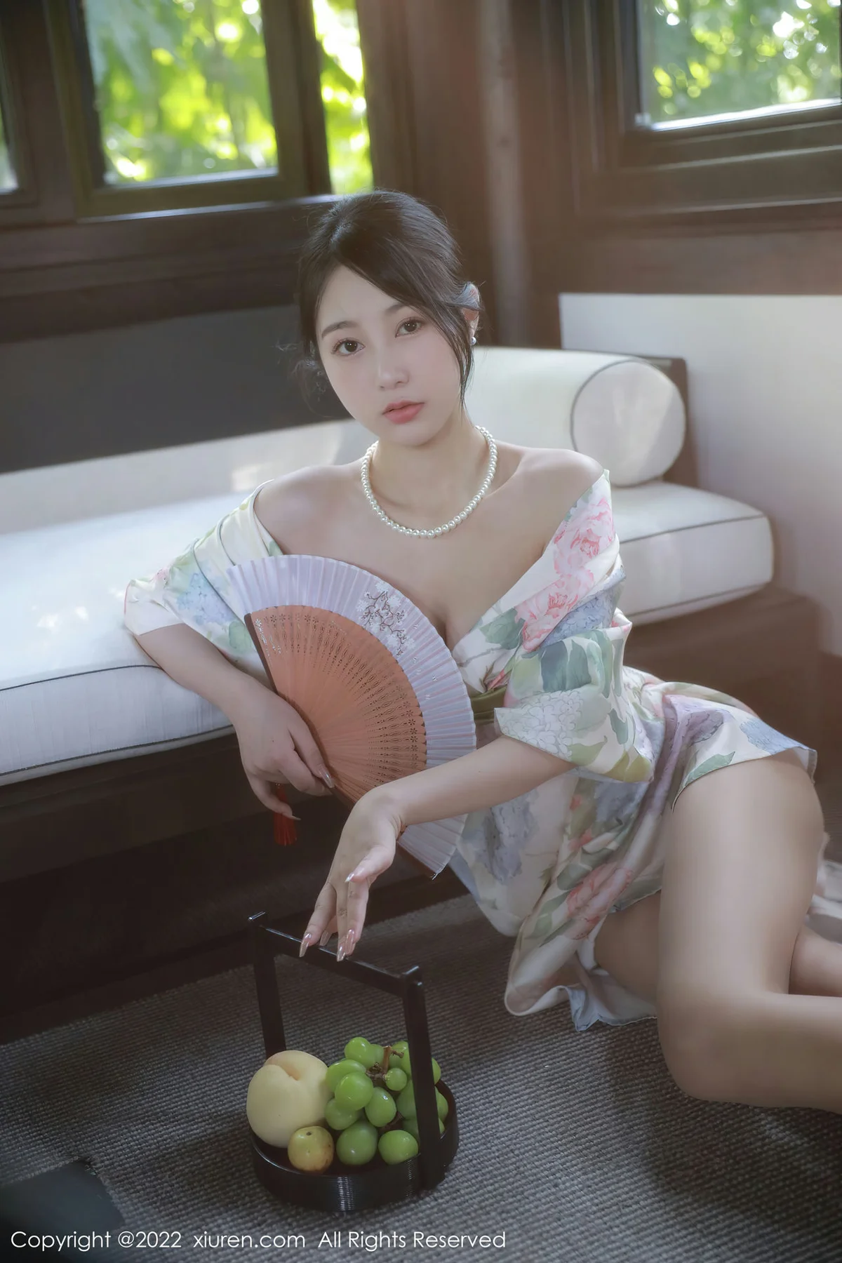 XiuRen 秀人 No.5514 谢晚晚 花纹长裙性感写真2 - 46