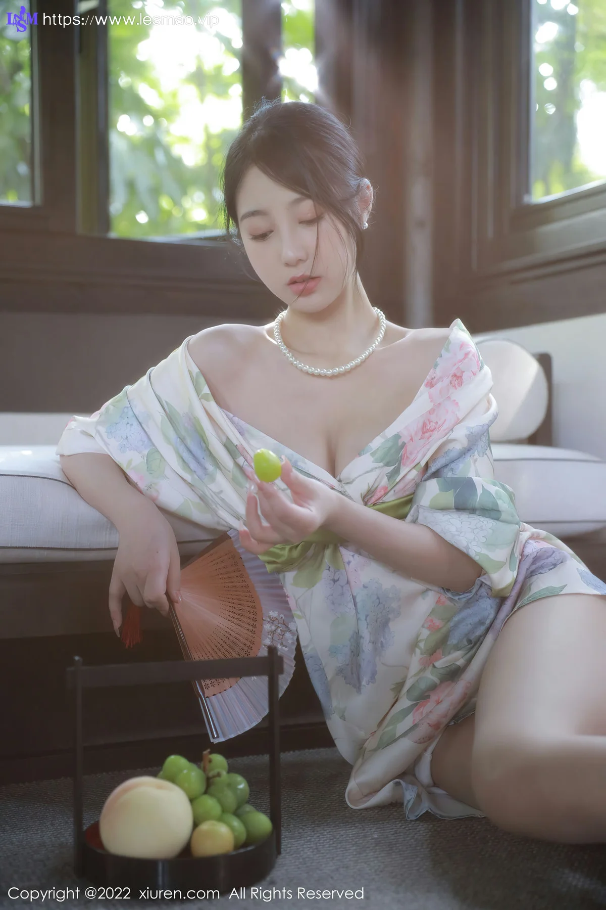 XiuRen 秀人 No.5514 谢晚晚 花纹长裙性感写真2 - 47
